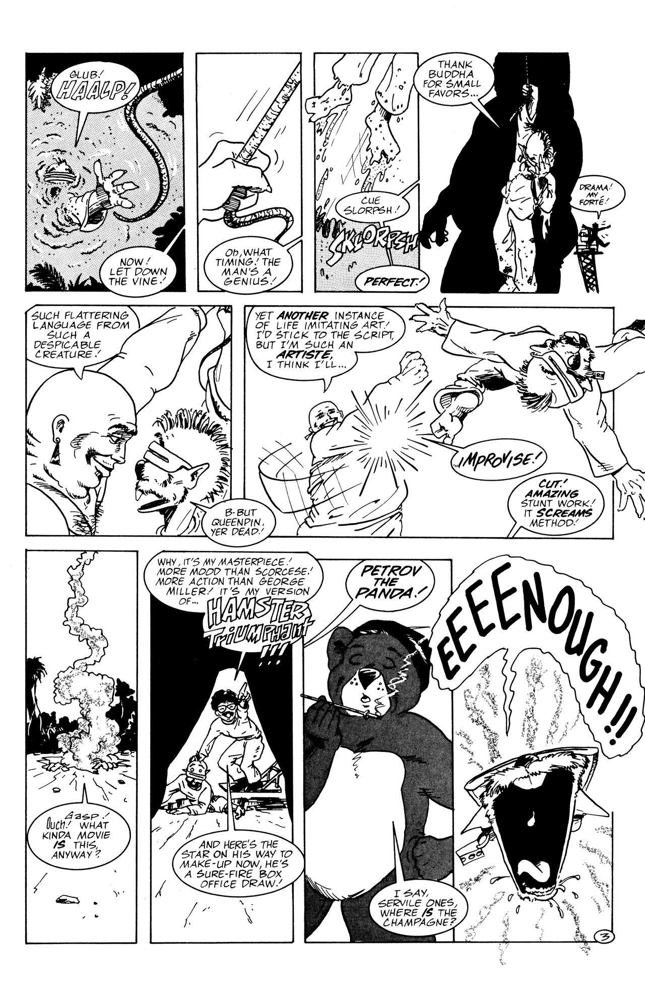 Read online Adolescent Radioactive Black Belt Hamsters comic -  Issue #9 - 11