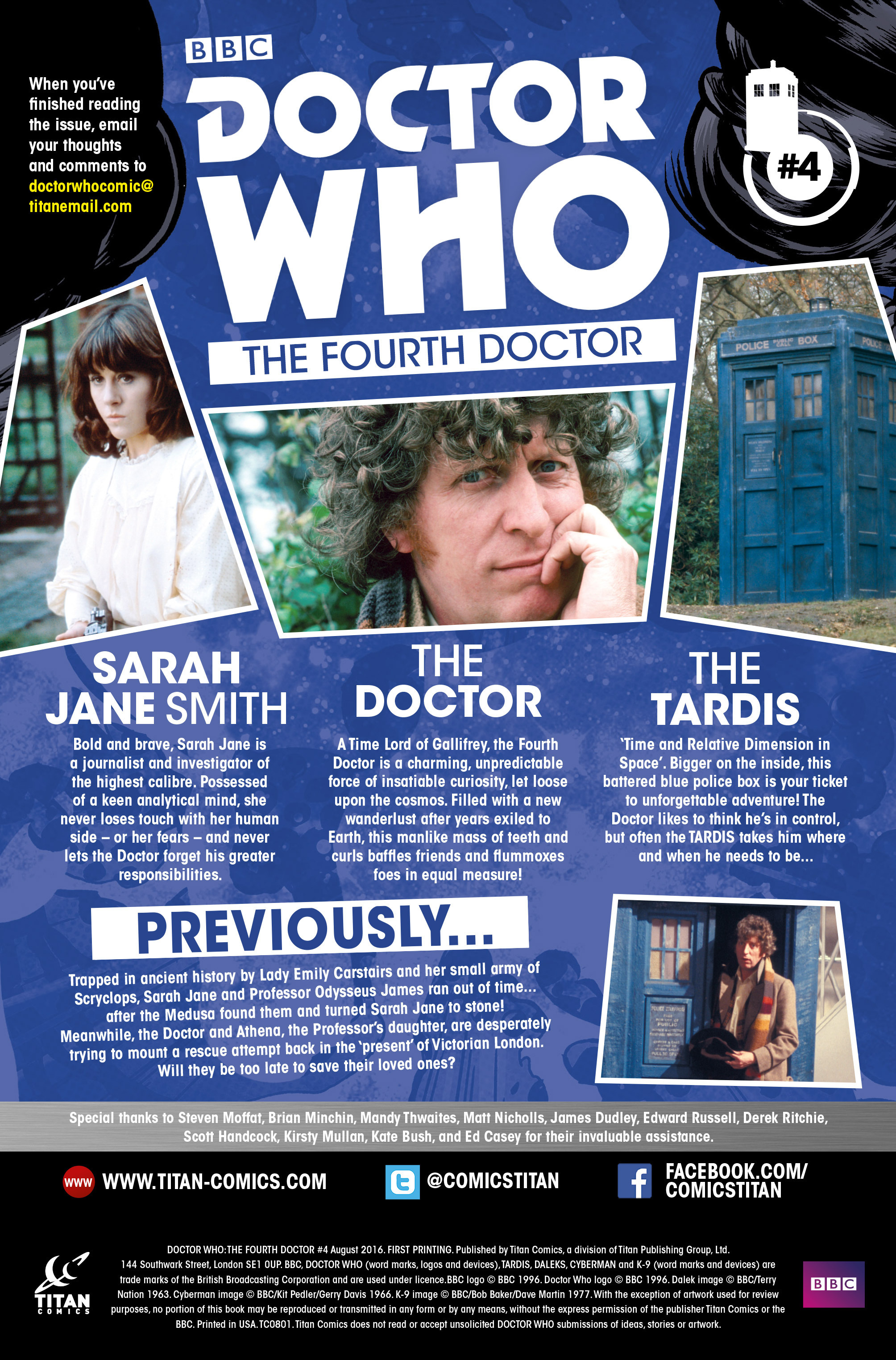 Read online Doctor Who: The Fourth Doctor comic -  Issue #4 - 7