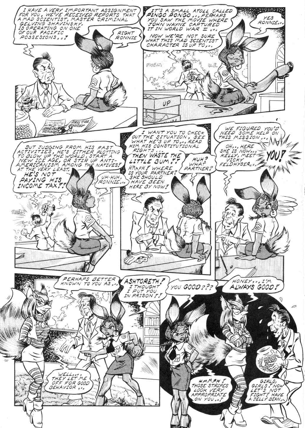 Read online Army  Surplus Komikz Featuring: Cutey Bunny comic -  Issue #2 - 4