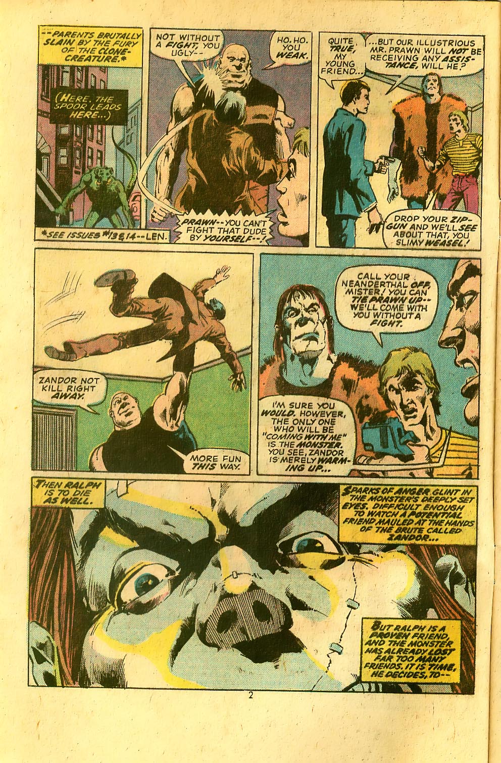 Read online Frankenstein (1973) comic -  Issue #15 - 3
