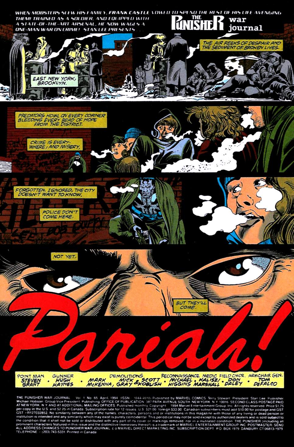 Read online The Punisher War Journal comic -  Issue #65 - 2