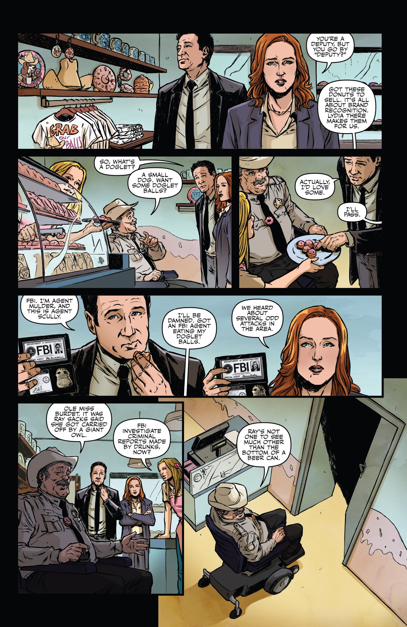 Read online The X-Files: Case Files-Hoot Goes There? comic -  Issue #1 - 7