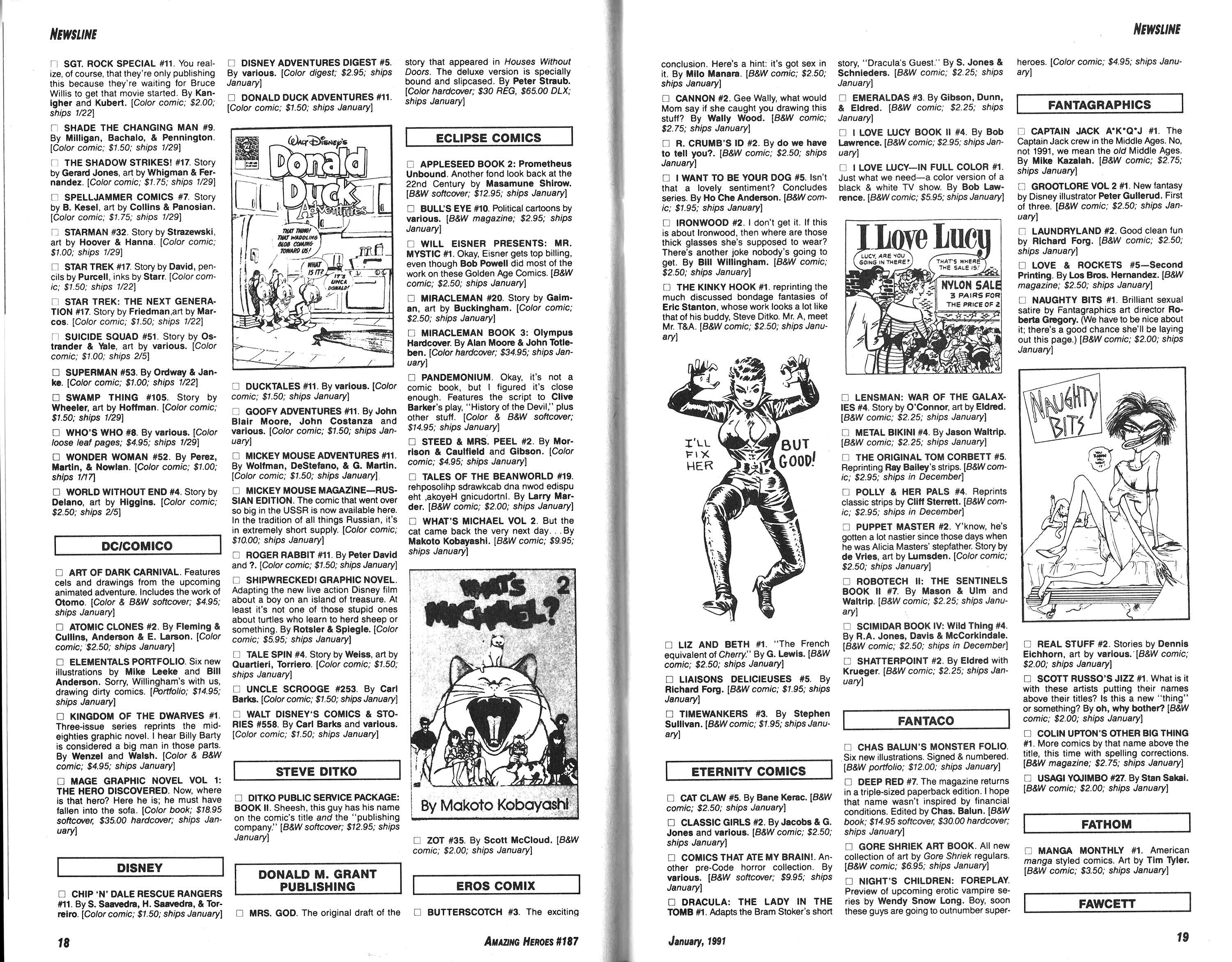 Read online Amazing Heroes comic -  Issue #187 - 10