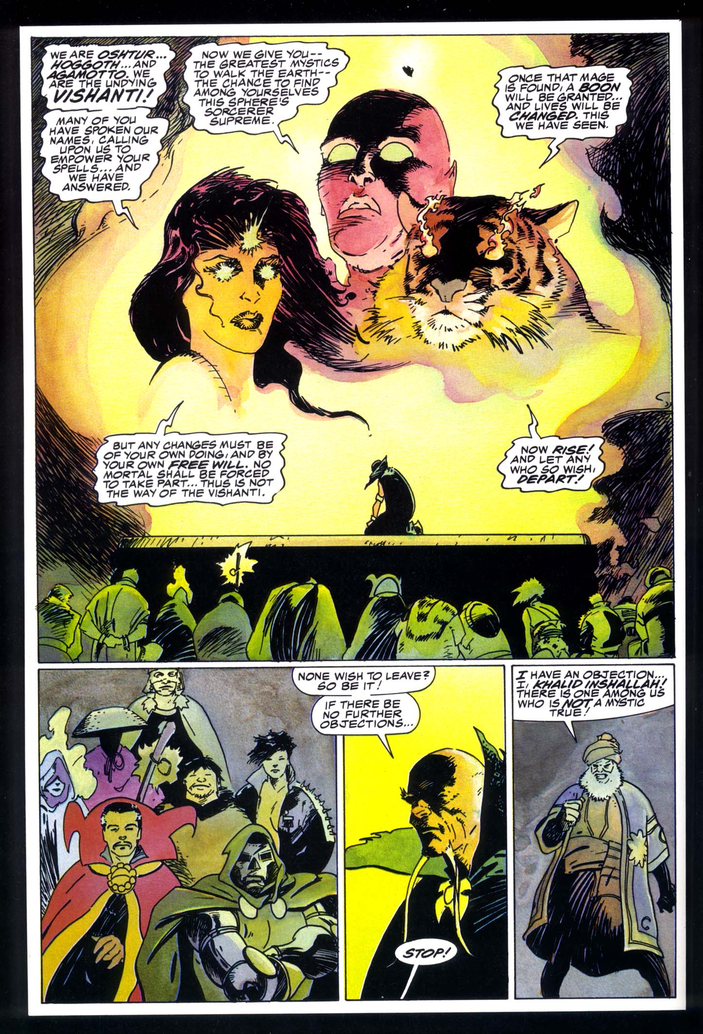 Read online Marvel Graphic Novel comic -  Issue #49 - Doctor Strange & Doctor Doom - Triumph & Torment - 17