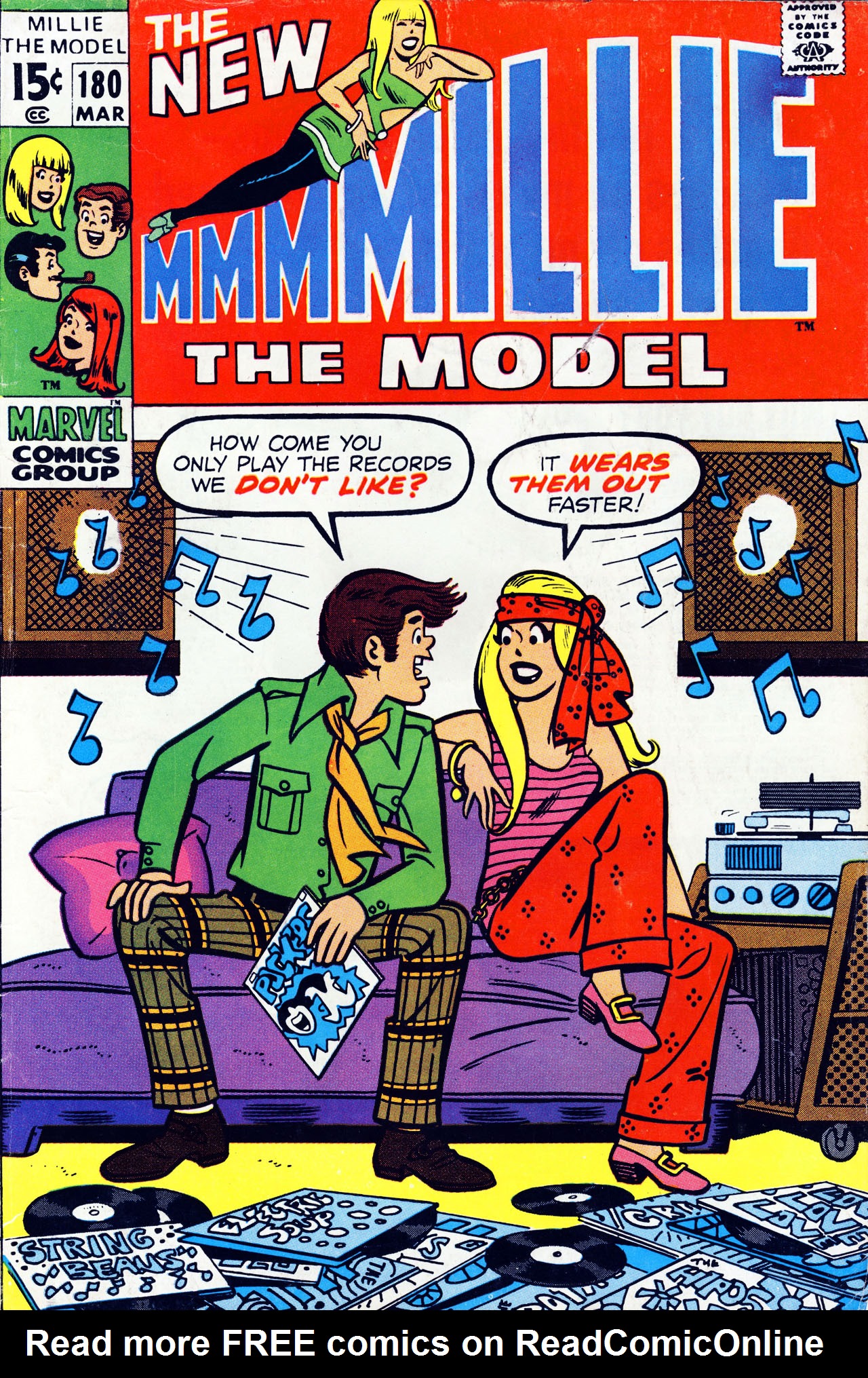 Read online Millie the Model comic -  Issue #180 - 1