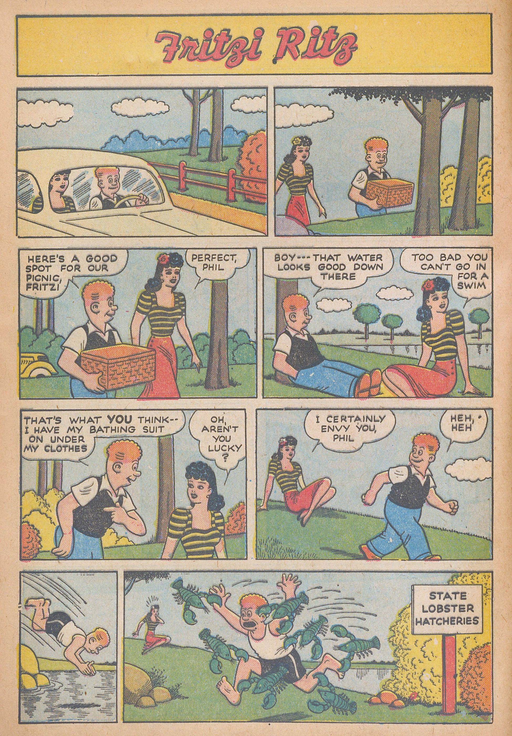 Read online Fritzi Ritz (1953) comic -  Issue #55 - 6