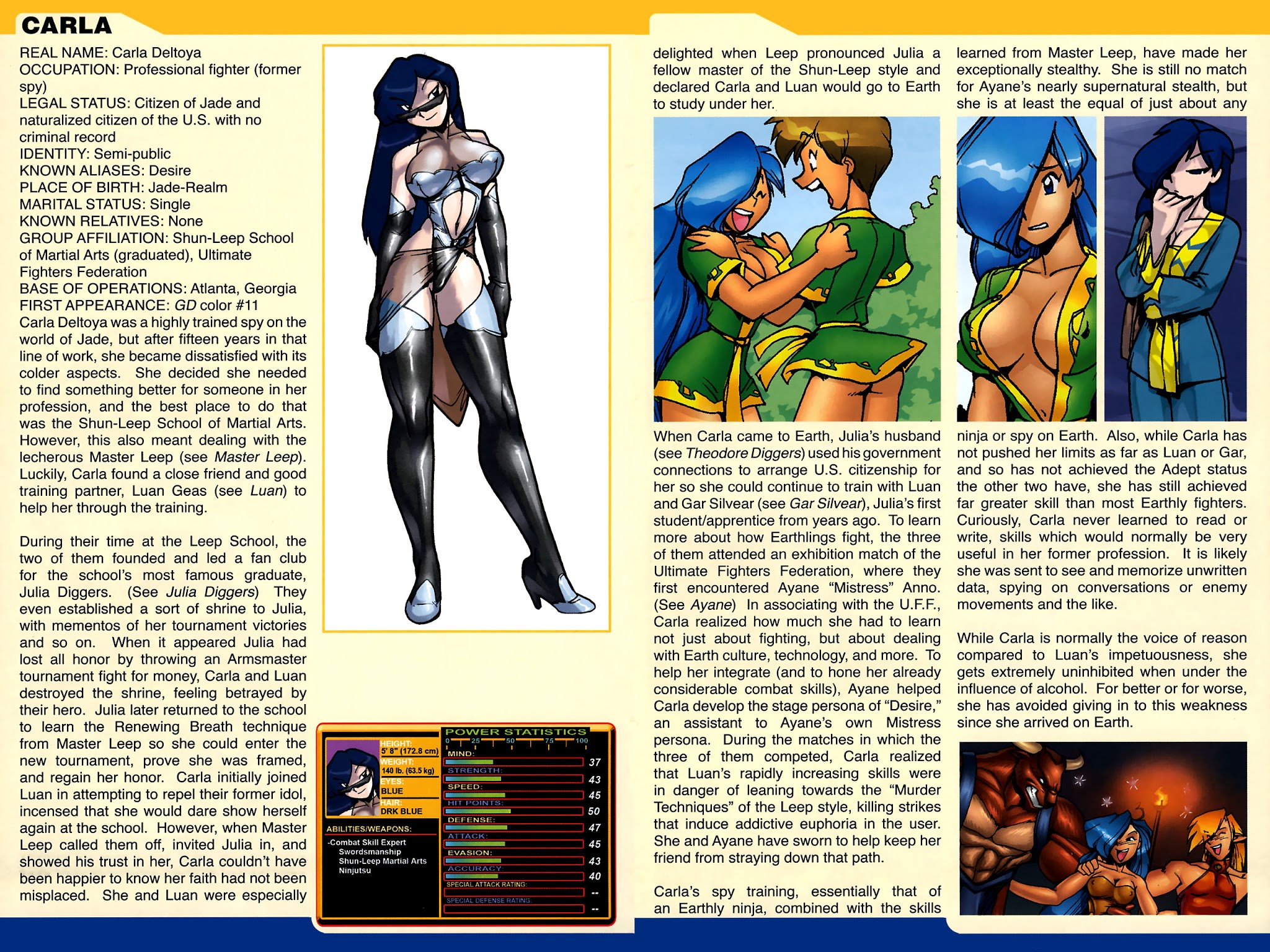 Read online Gold Digger Sourcebook: The Official Handbook of the GD Universe comic -  Issue #2 - 22