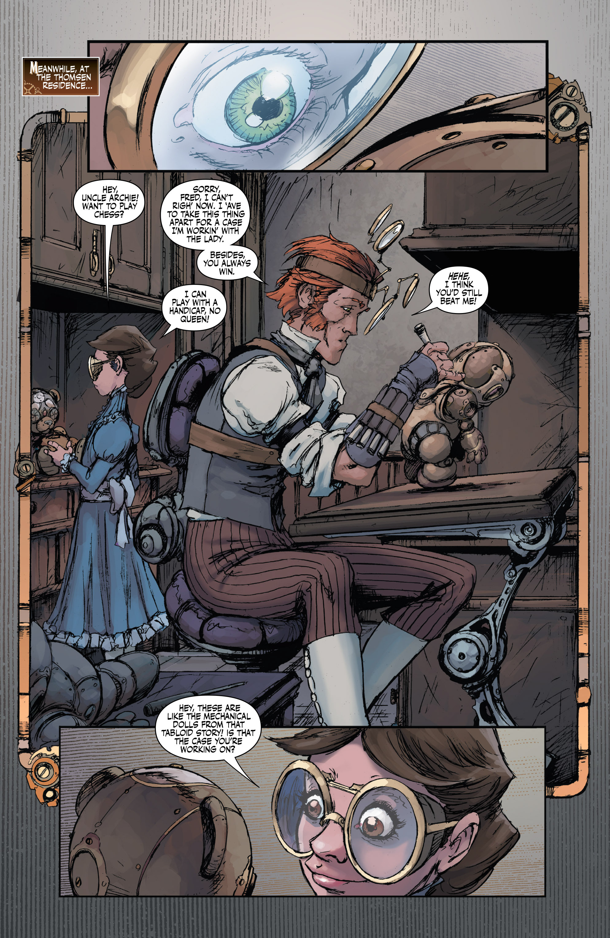 Read online Lady Mechanika: The Lost Boys of West Abbey comic -  Issue #1 - 22