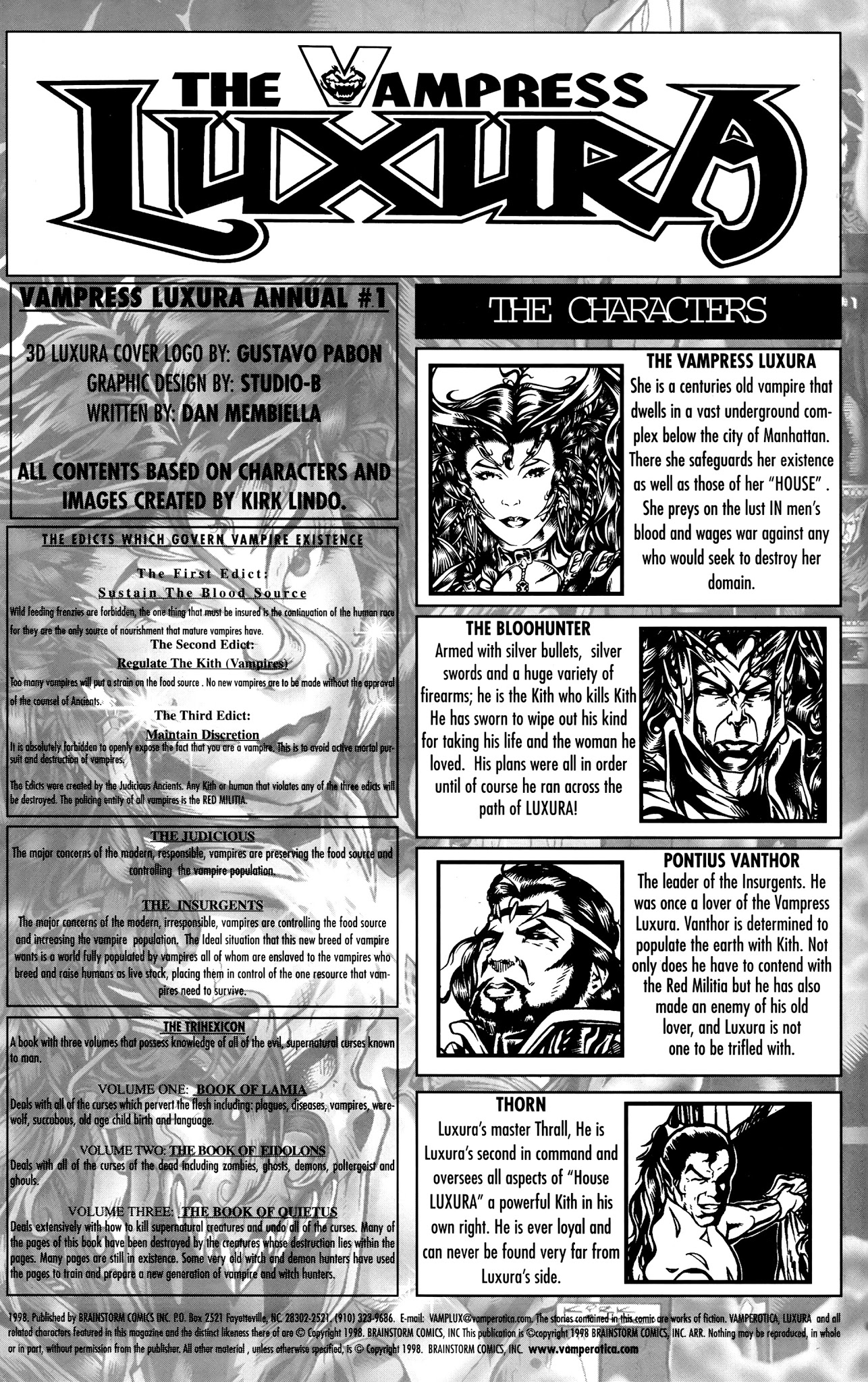 Read online Vampress Luxura Annual comic -  Issue # Full - 23