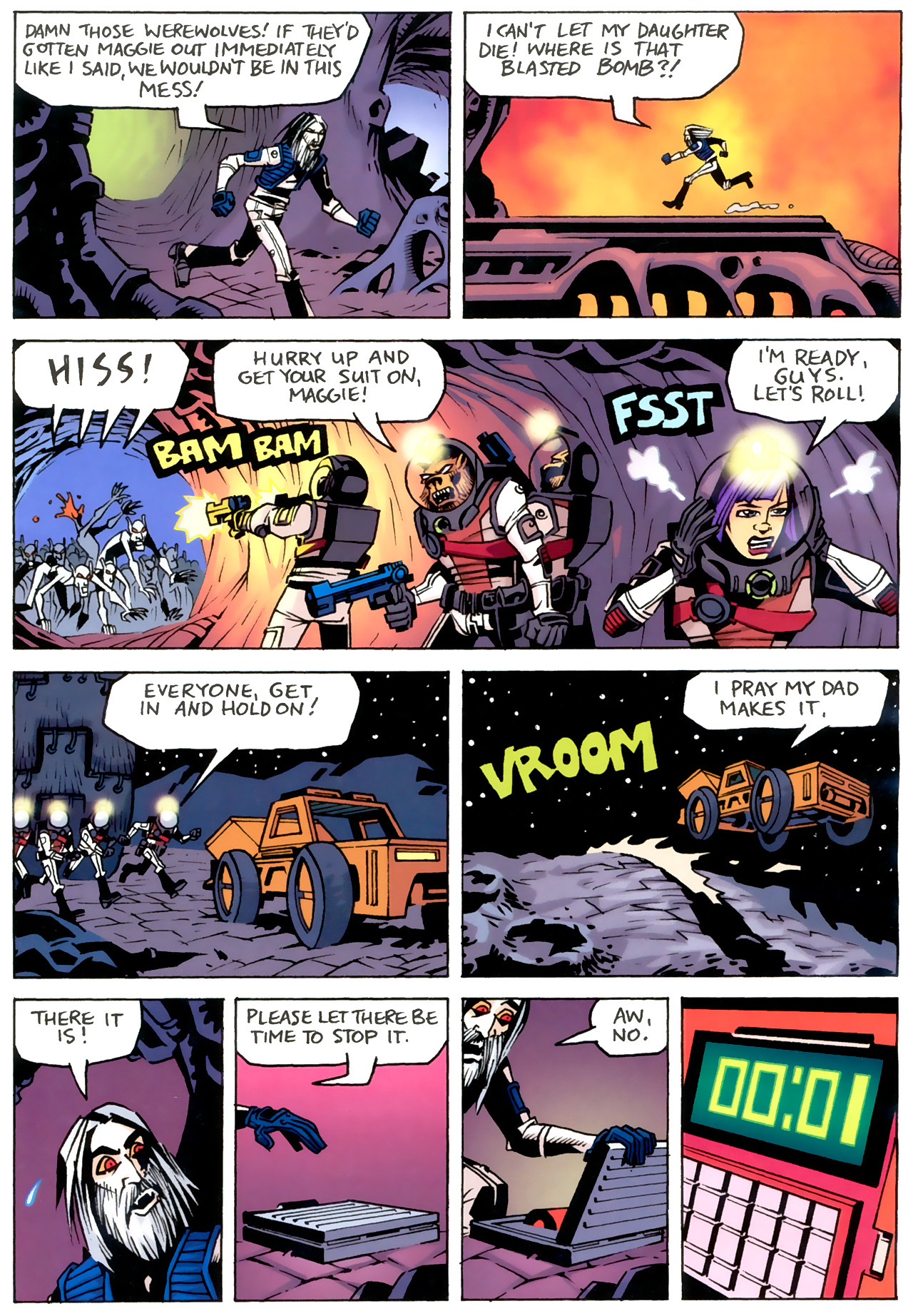 Read online Werewolves on the Moon: Versus Vampires comic -  Issue #3 - 23