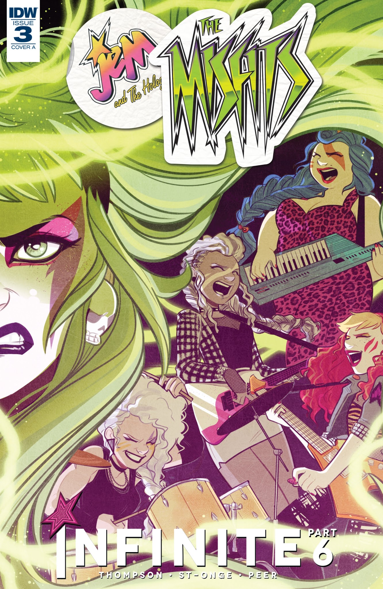 Read online Jem and the Holograms: The Misfits: Infinite comic -  Issue #3 - 1