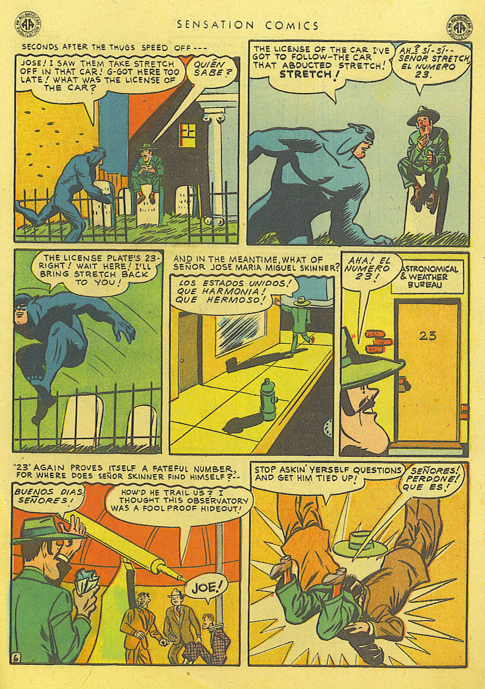 Read online Sensation (Mystery) Comics comic -  Issue #39 - 47