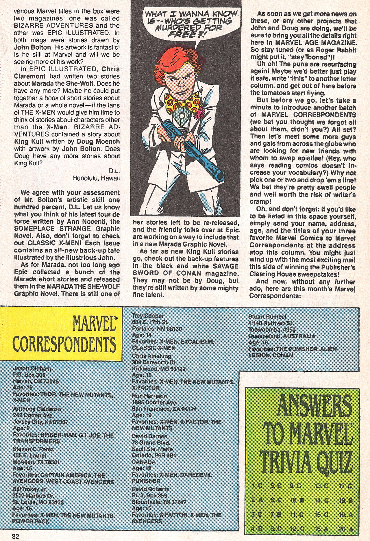 Read online Marvel Age comic -  Issue #70 - 33
