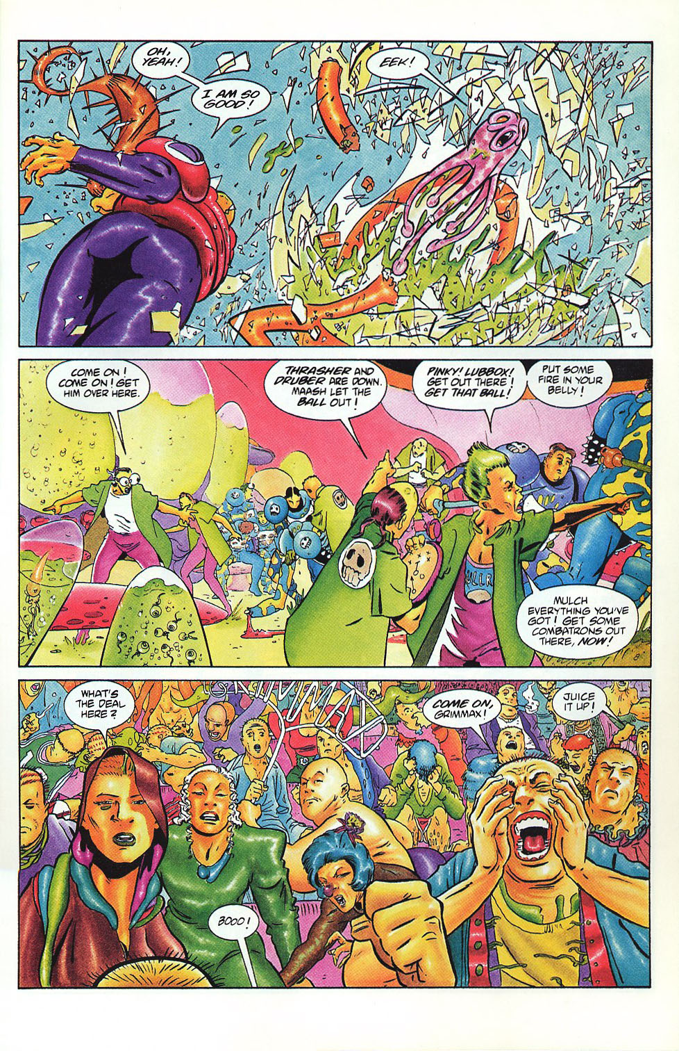 Read online Warriors of Plasm comic -  Issue #9 - 16