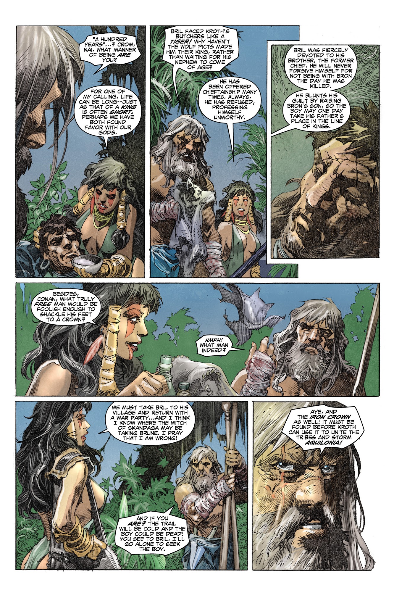 Read online King Conan: Wolves Beyond the Border comic -  Issue #4 - 4