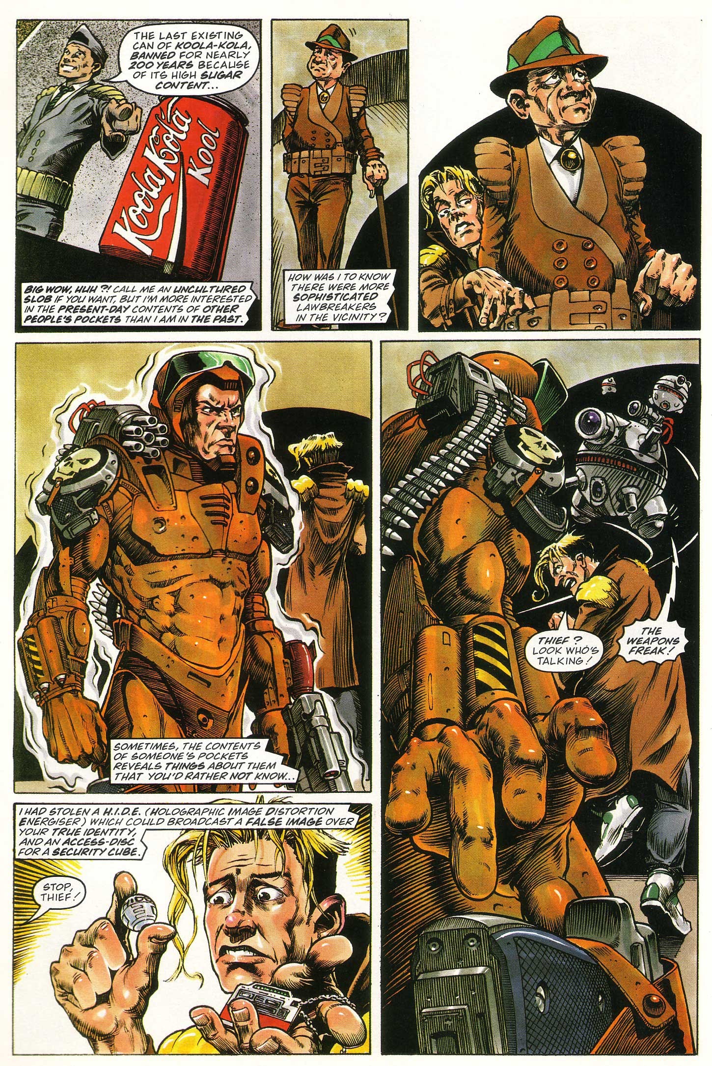 Read online Judge Dredd Lawman of the Future comic -  Issue #5 - 7