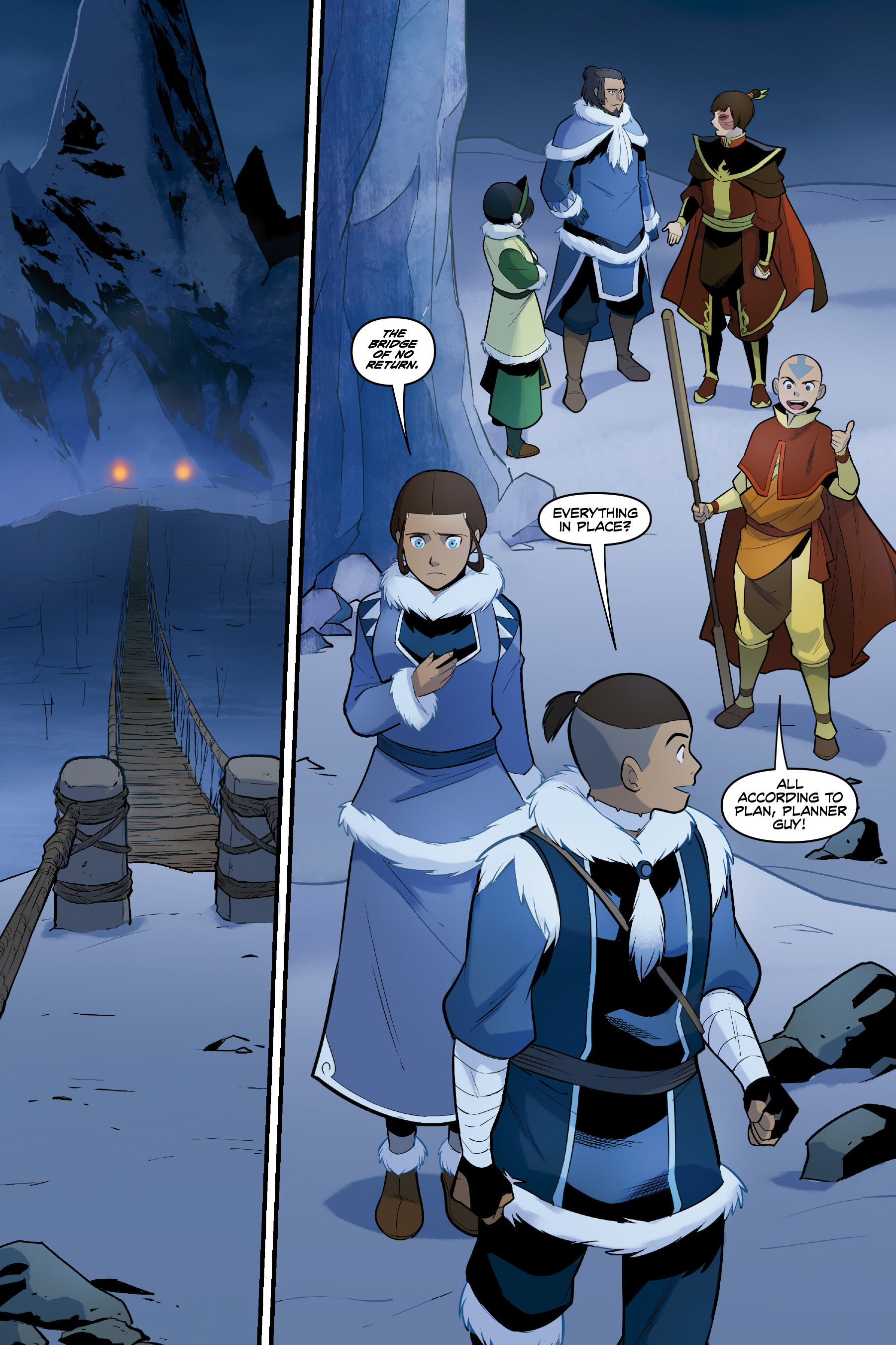 Read online Nickelodeon Avatar: The Last Airbender - North and South comic -  Issue #3 - 46