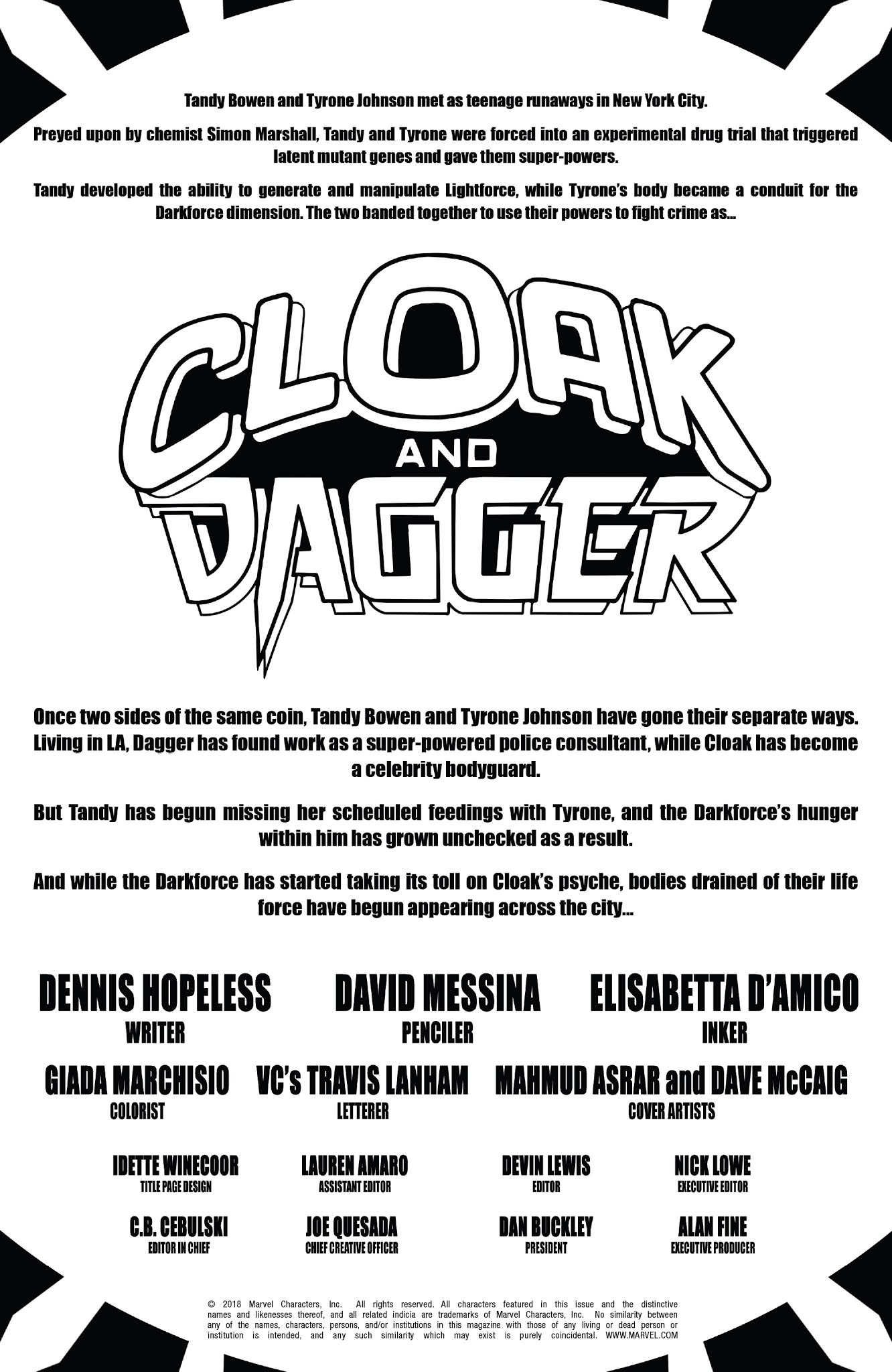 Read online Cloak and Dagger (2018) comic -  Issue #2 - 2