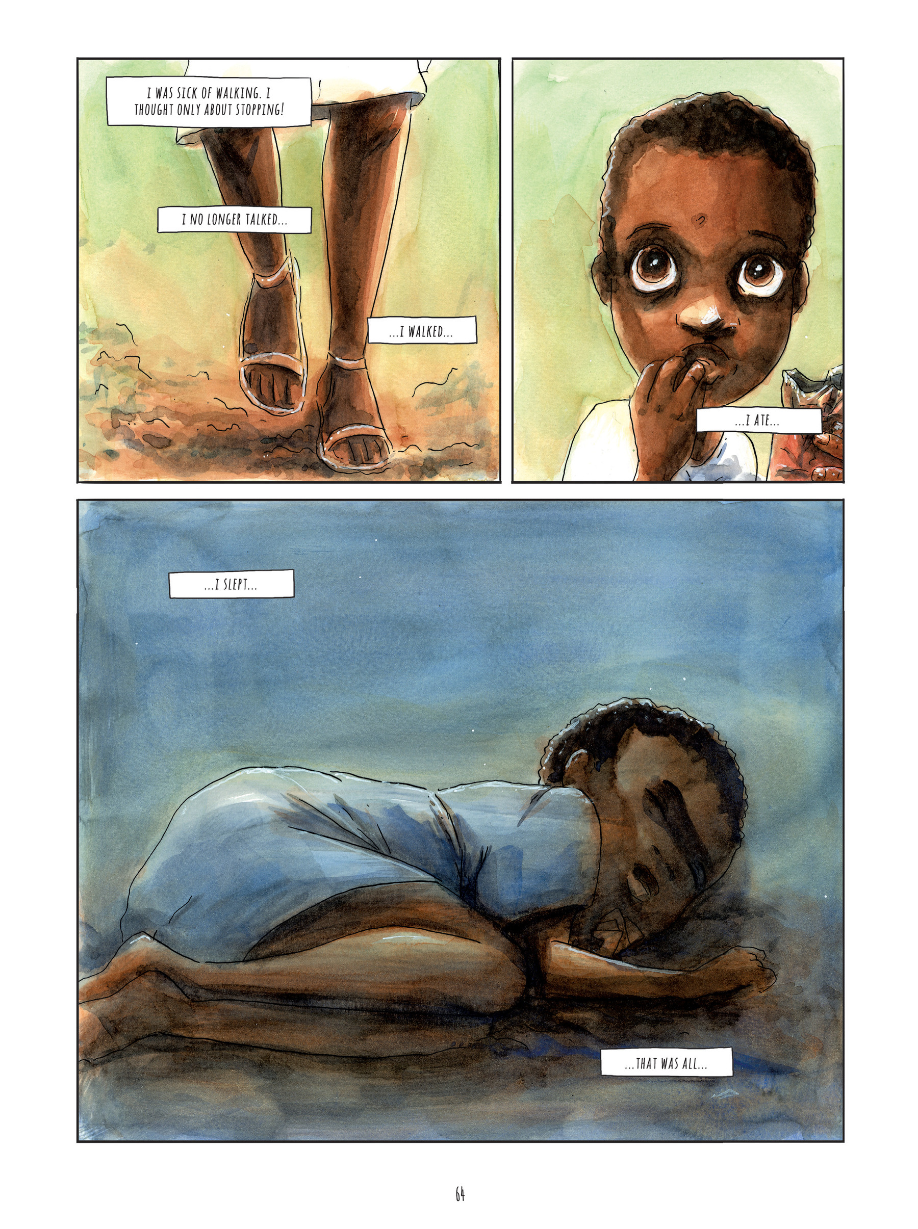 Read online Alice on the Run: One Child's Journey Through the Rwandan Civil War comic -  Issue # TPB - 63