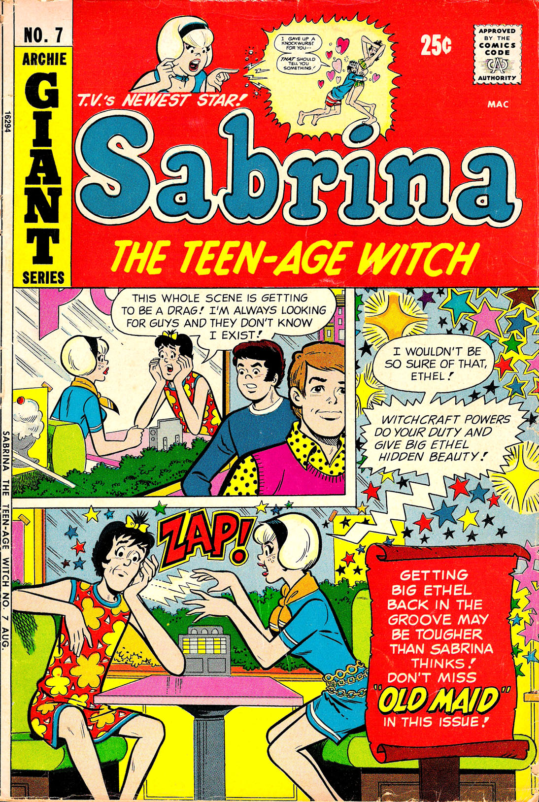 Read online Sabrina The Teenage Witch (1971) comic -  Issue #7 - 1