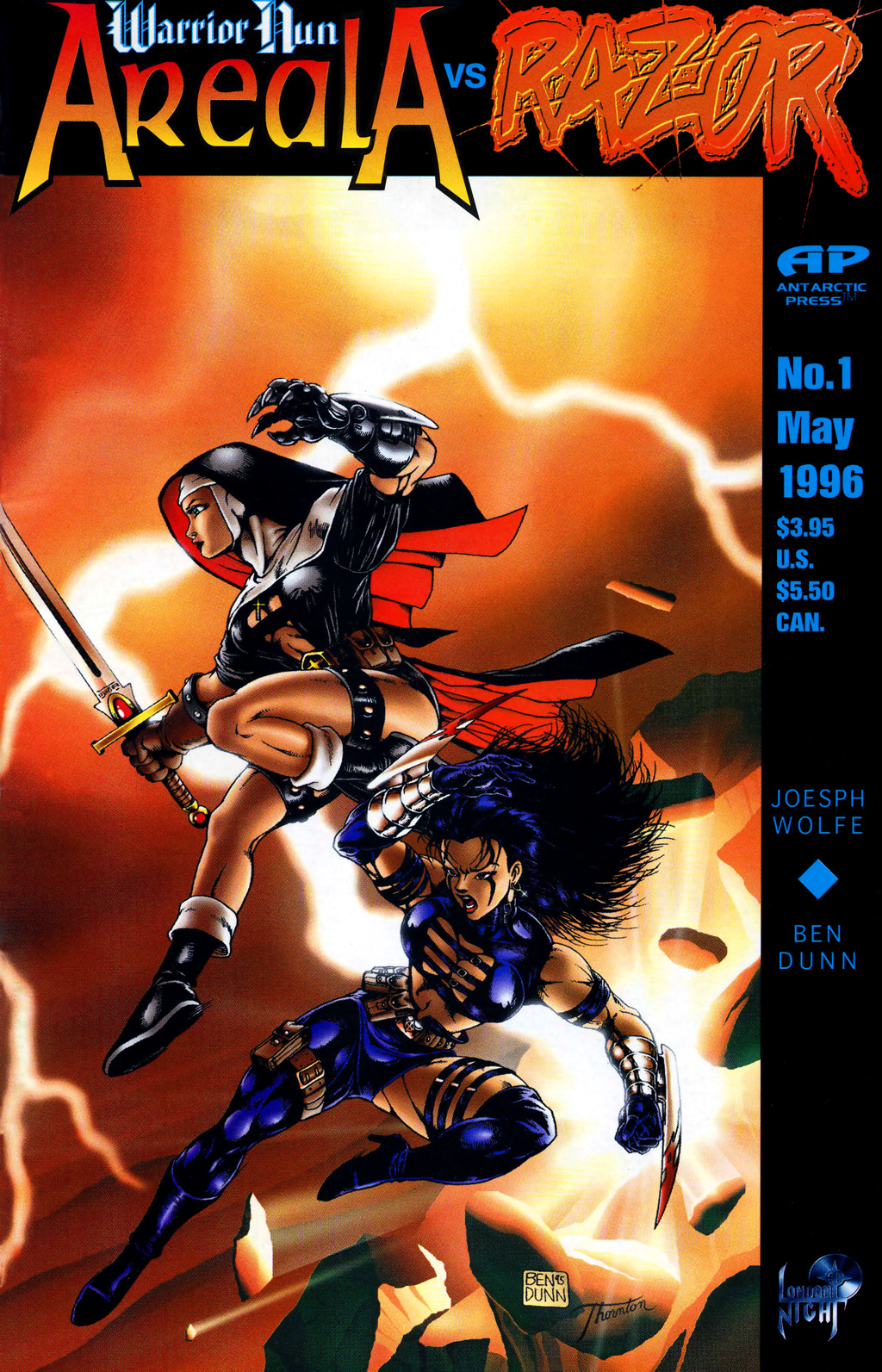 Read online Warrior Nun Areala vs. Razor comic -  Issue # Full - 1