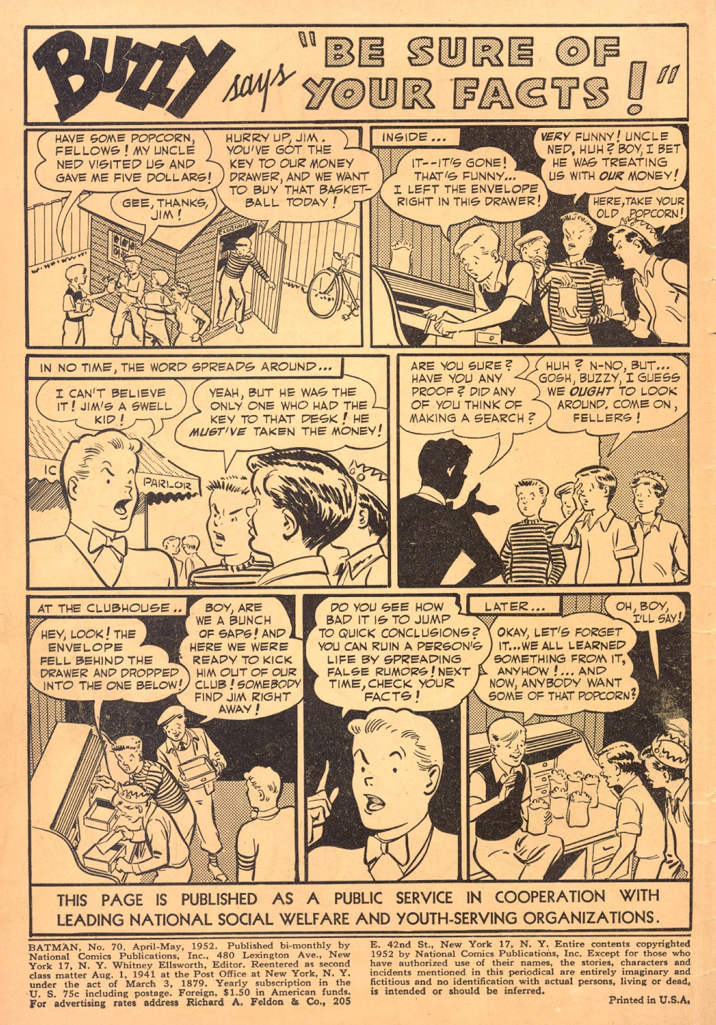 Read online Batman (1940) comic -  Issue #70 - 2