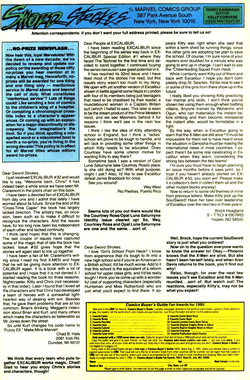 Read online Excalibur (1988) comic -  Issue #38 - 24