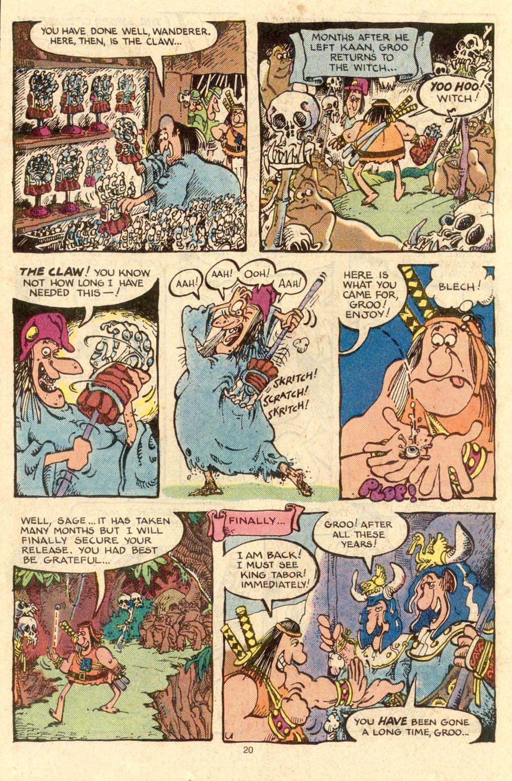 Read online Groo the Wanderer comic -  Issue #4 - 21