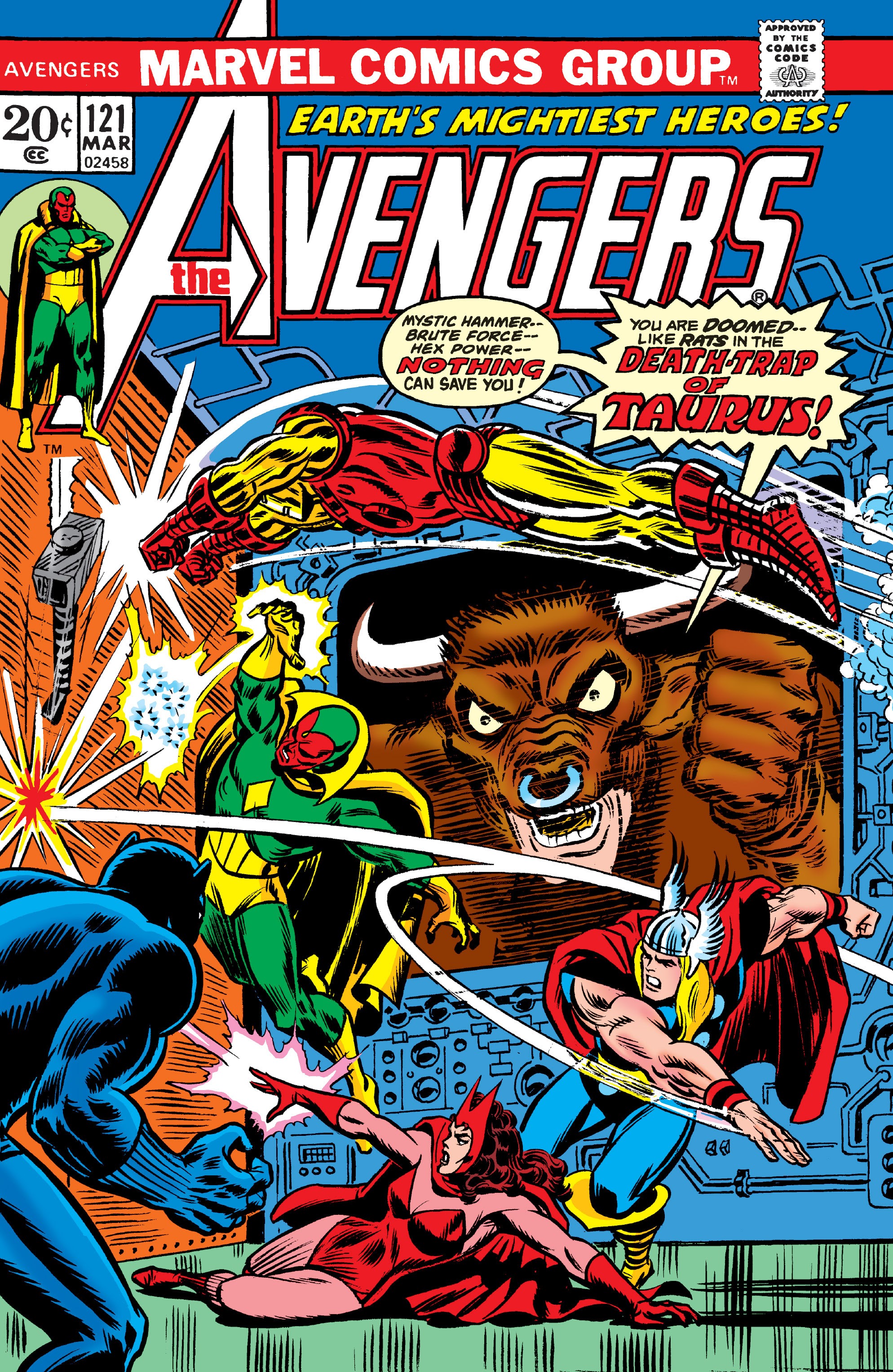 Read online The Avengers (1963) comic -  Issue #121 - 1