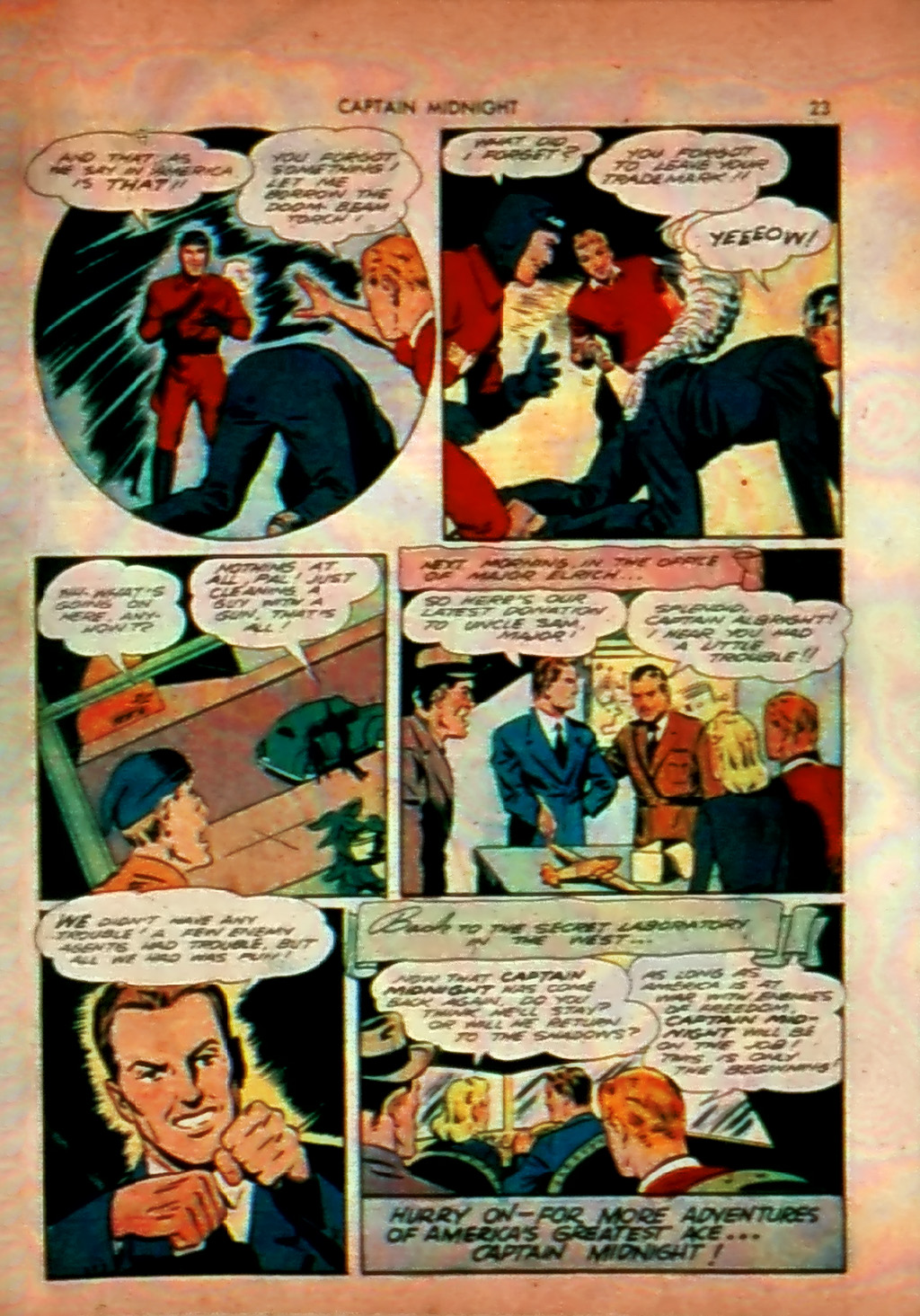 Read online Captain Midnight (1942) comic -  Issue #1 - 23