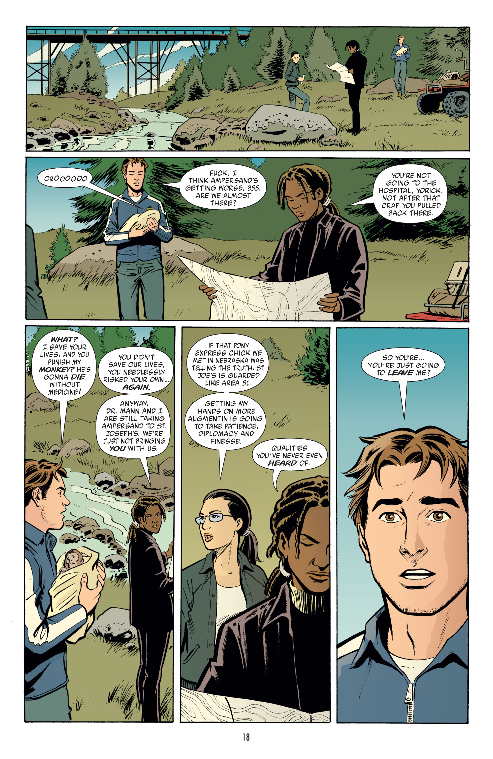 Read online Y: The Last Man (2002) comic -  Issue # _TPB 4 - 18