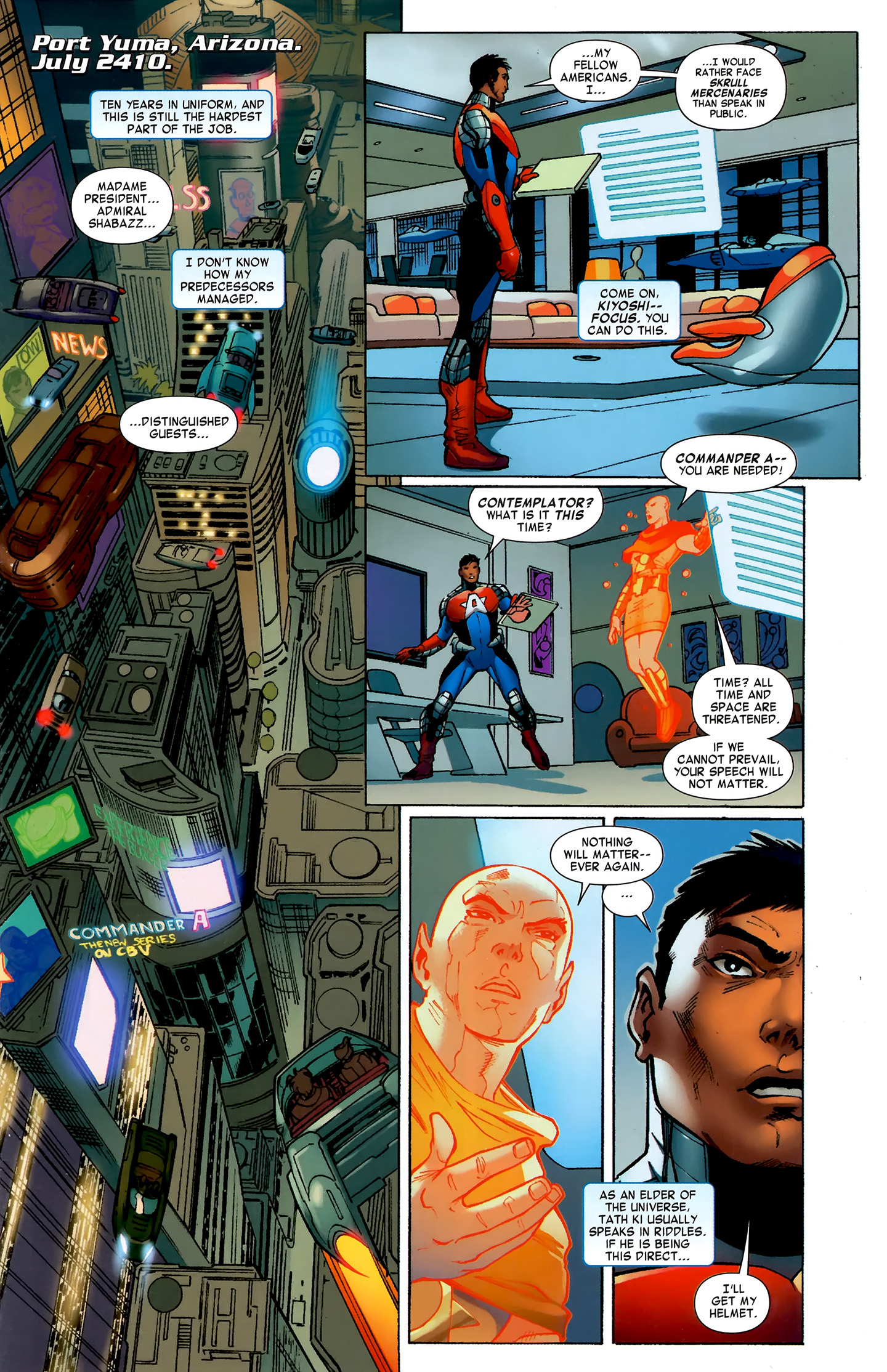 Read online Captain America Corps comic -  Issue #4 - 2