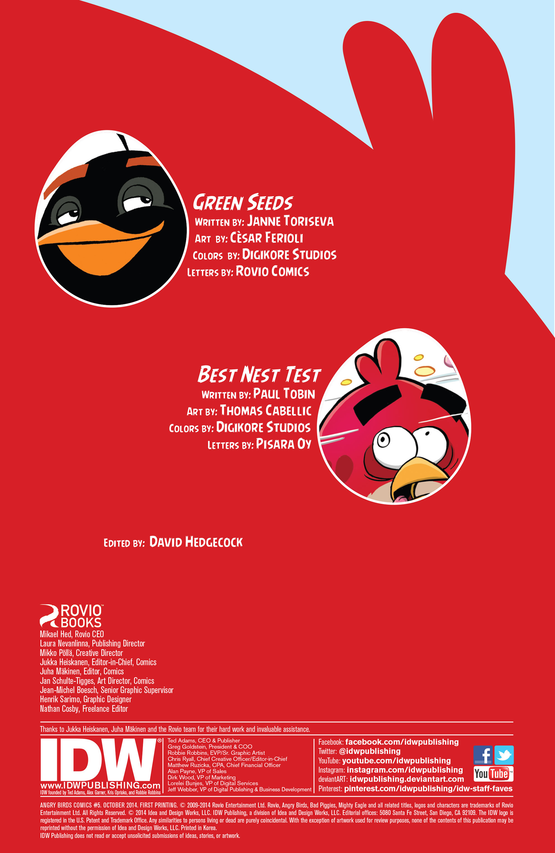 Read online Angry Birds Comics (2014) comic -  Issue #5 - 2