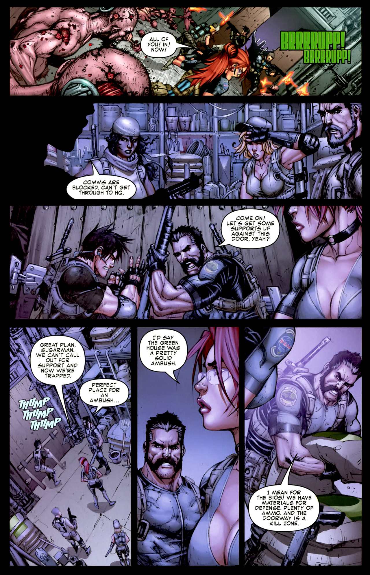 Read online Resident Evil (2009) comic -  Issue #4 - 10