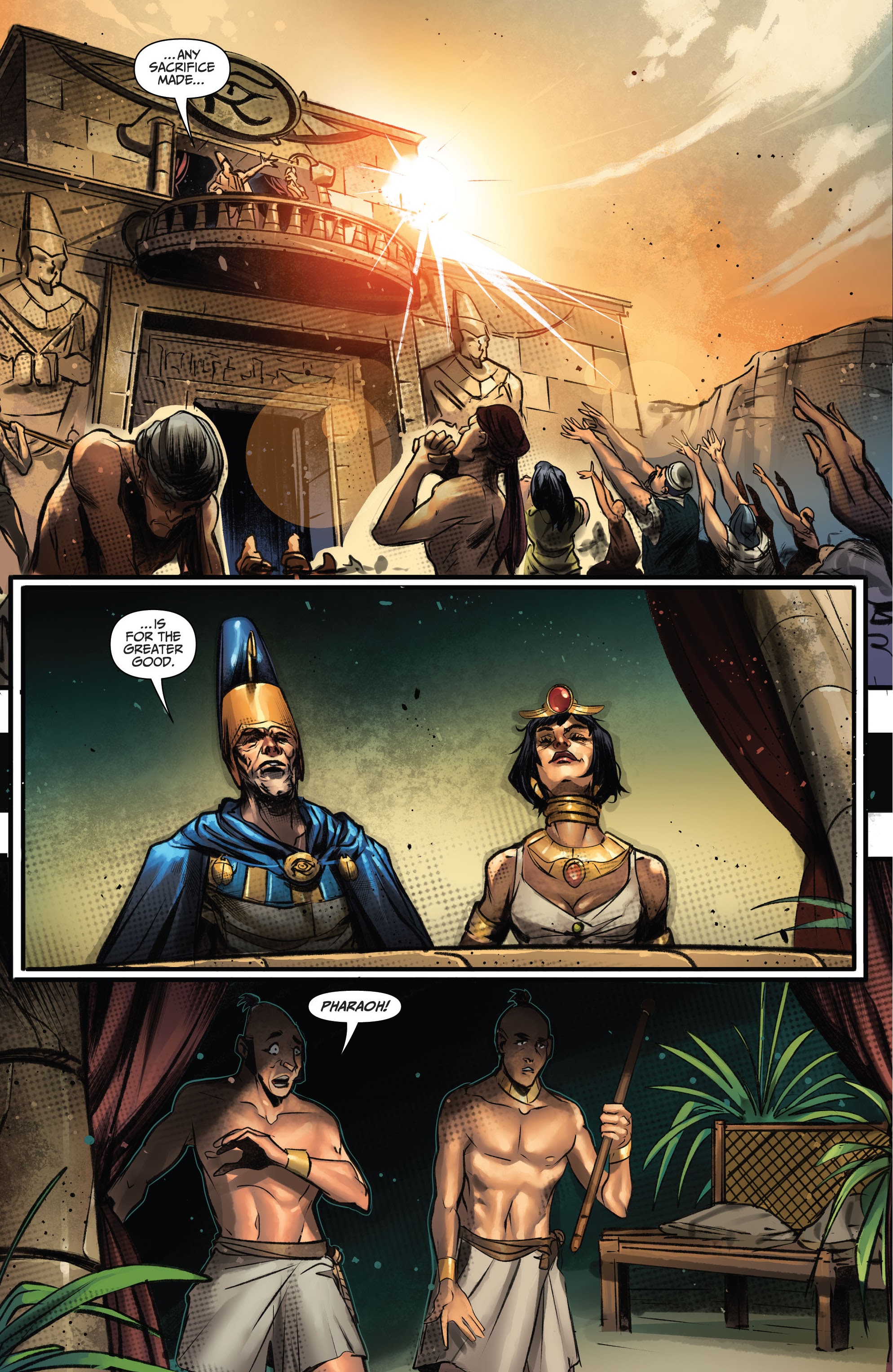 Read online Myths & Legends Quarterly: Blood Pharaoh comic -  Issue # Full - 18