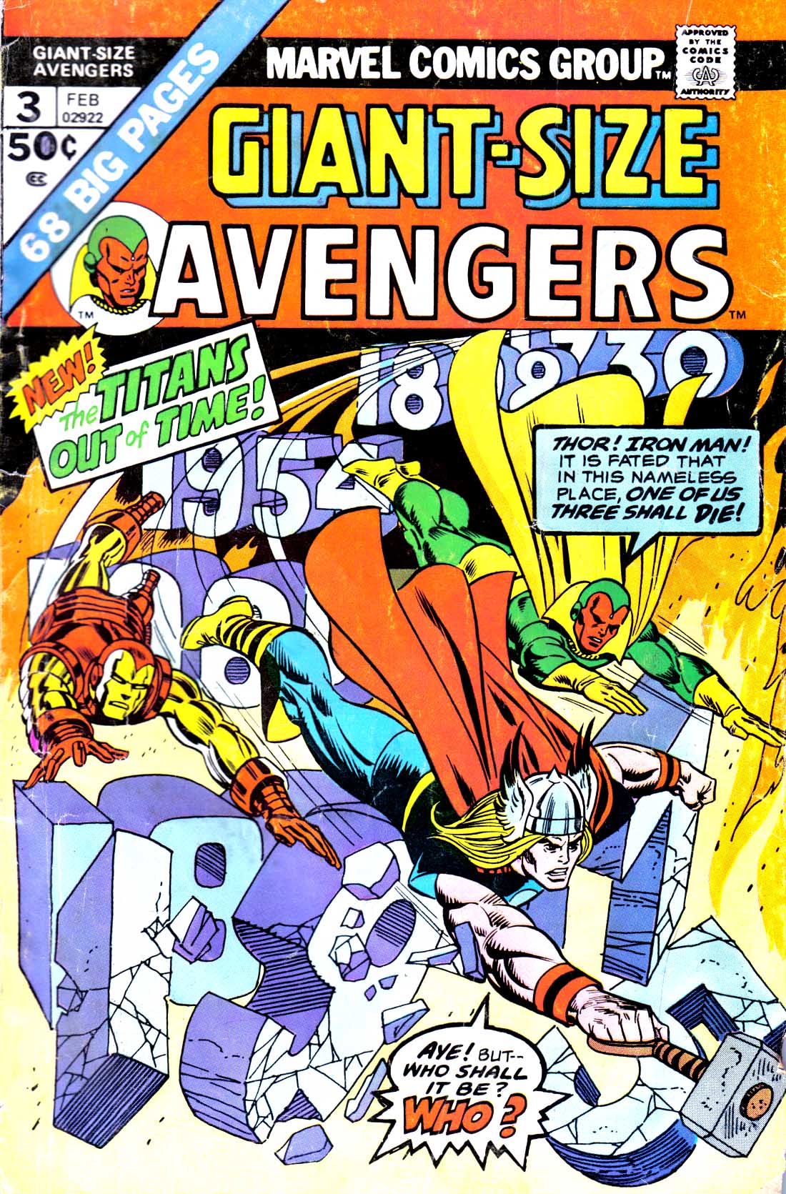Read online The Avengers (1963) comic -  Issue #132b - 1
