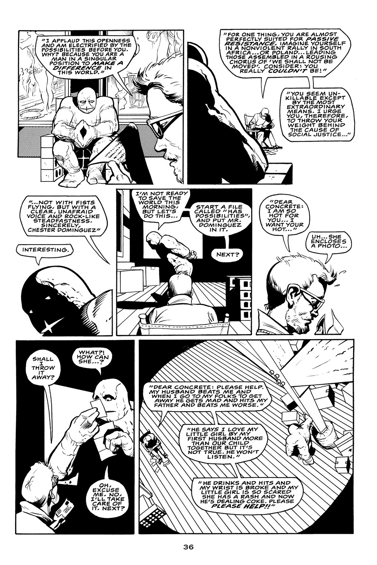 Read online Concrete (2005) comic -  Issue # TPB 1 - 37
