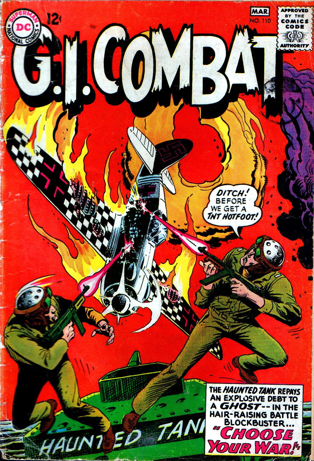 Read online G.I. Combat (1952) comic -  Issue #110 - 1