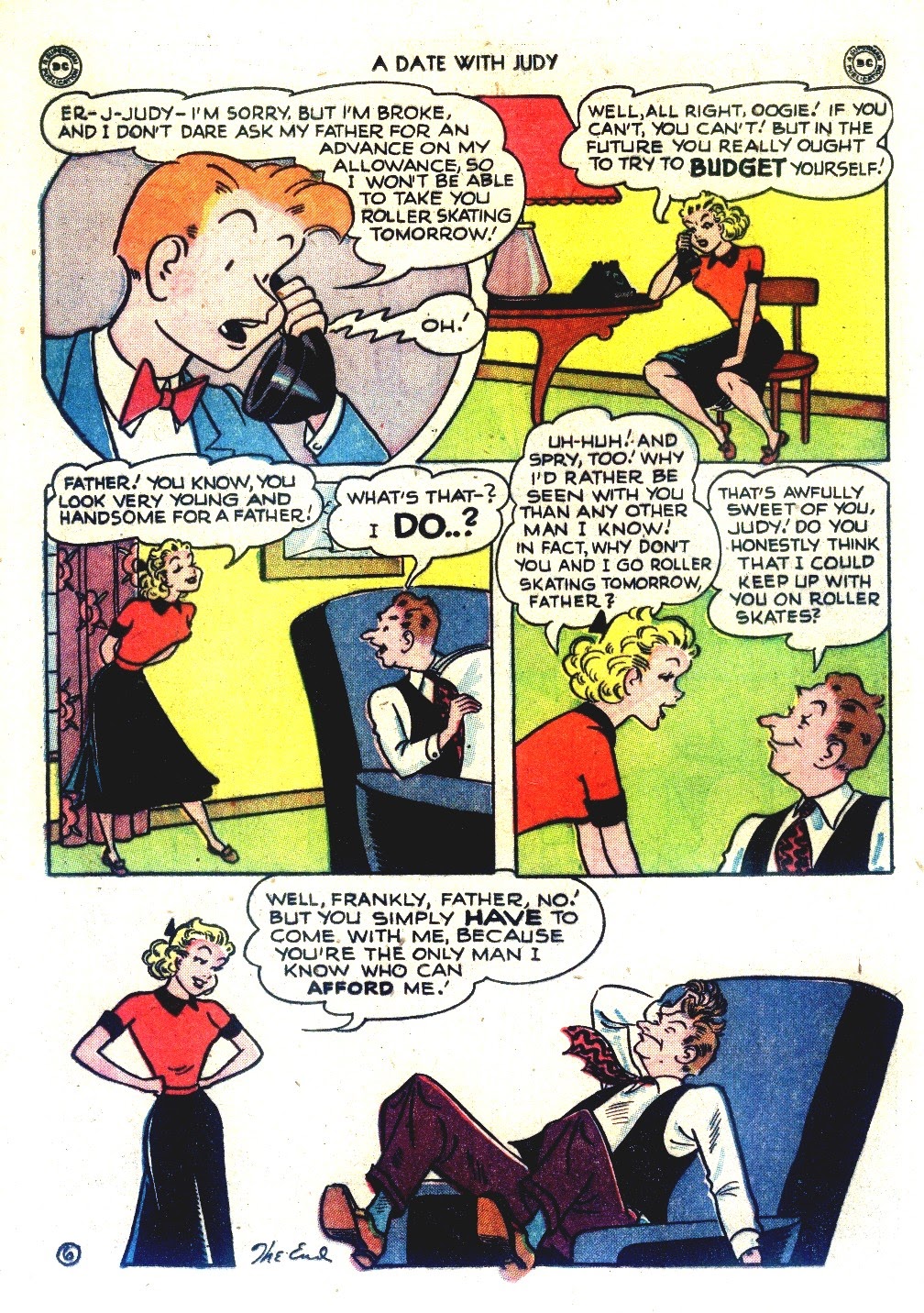 Read online A Date with Judy comic -  Issue #11 - 16