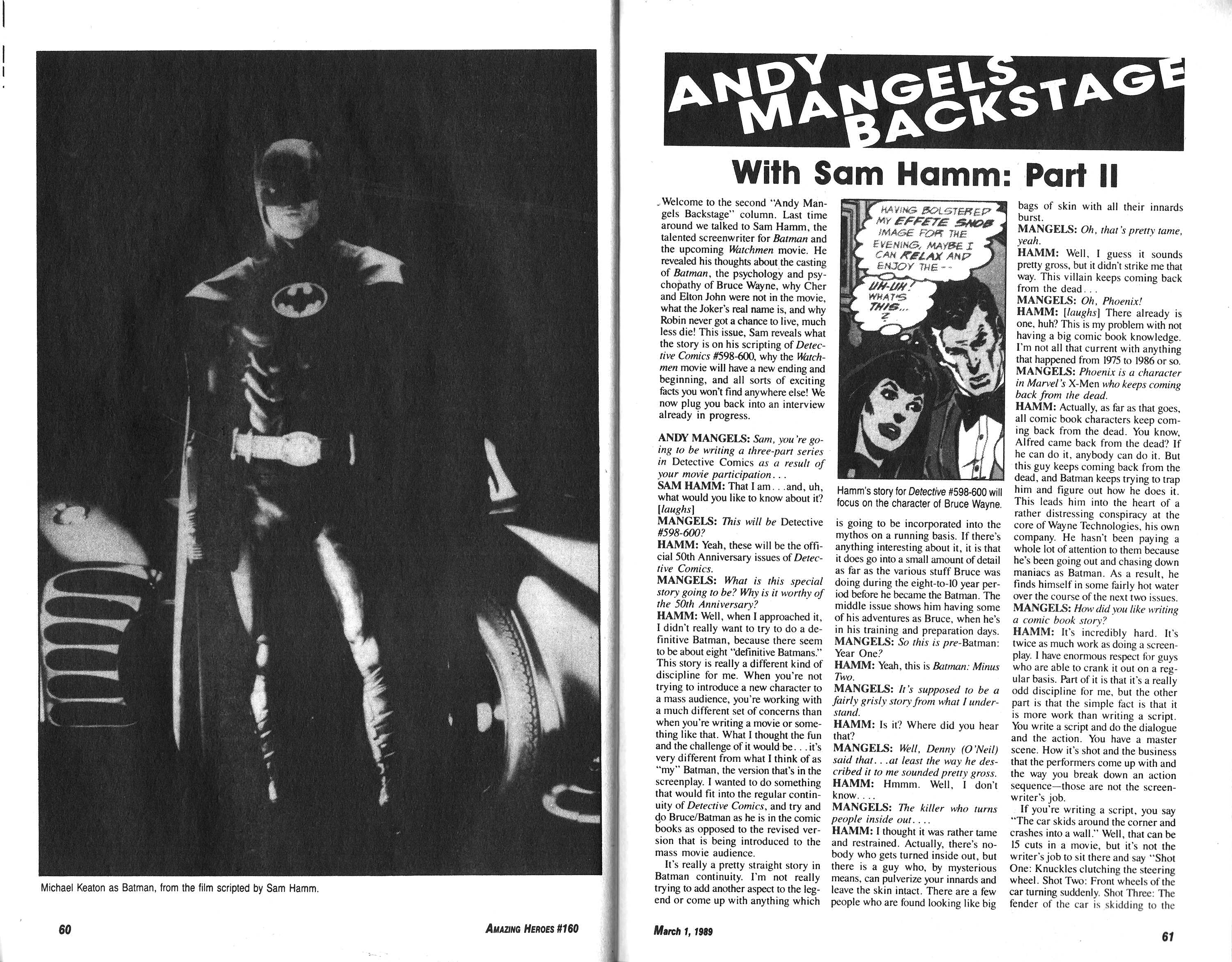 Read online Amazing Heroes comic -  Issue #160 - 31