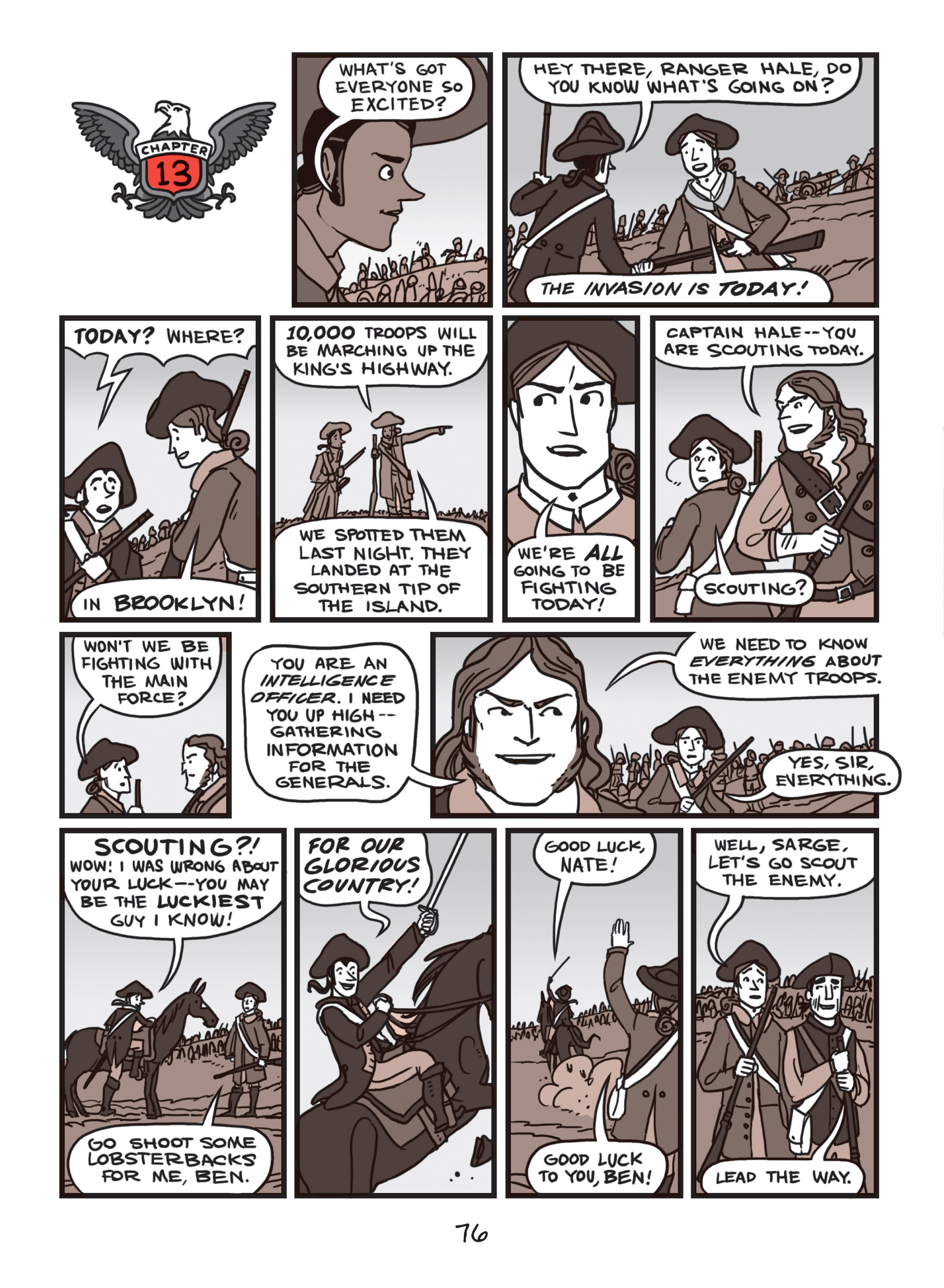 Read online Nathan Hale's Hazardous Tales comic -  Issue # TPB 1 - 77