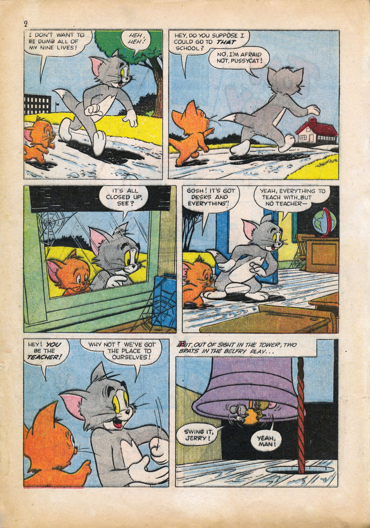 Read online Tom & Jerry's Back to School comic -  Issue # TPB - 4