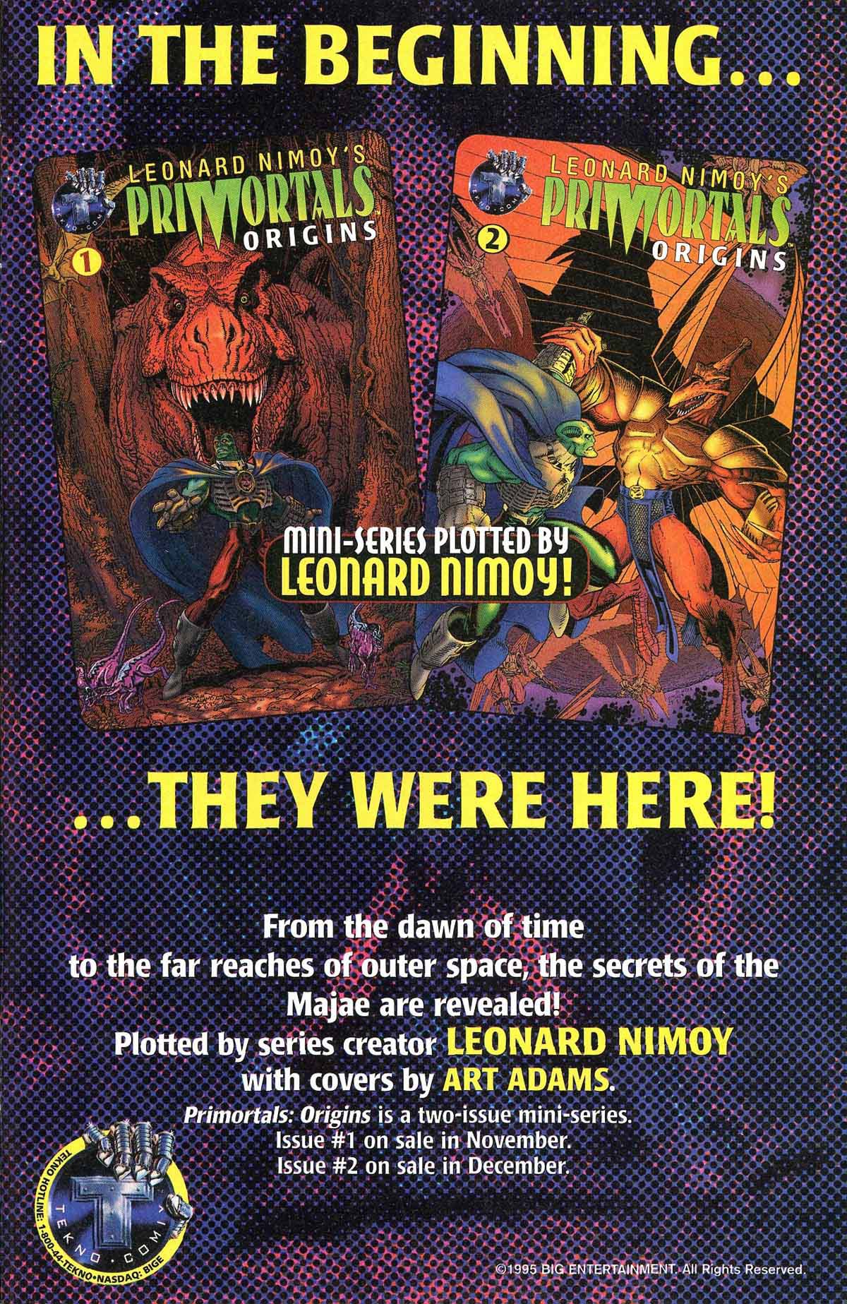 Read online Leonard Nimoy's Primortals (1995) comic -  Issue #12 - 31