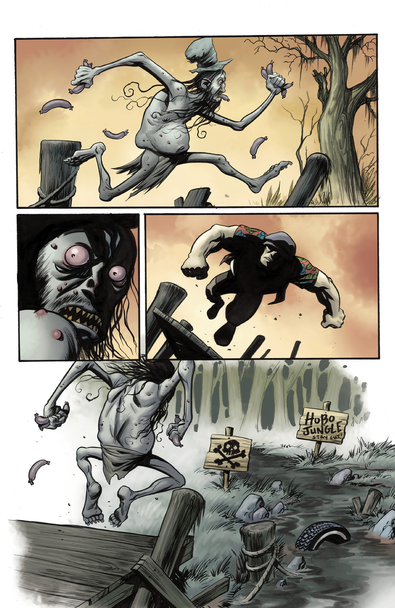 Read online Billy the Kid's Old Timey Oddities and the Ghastly Fiend of London comic -  Issue #3 - 24