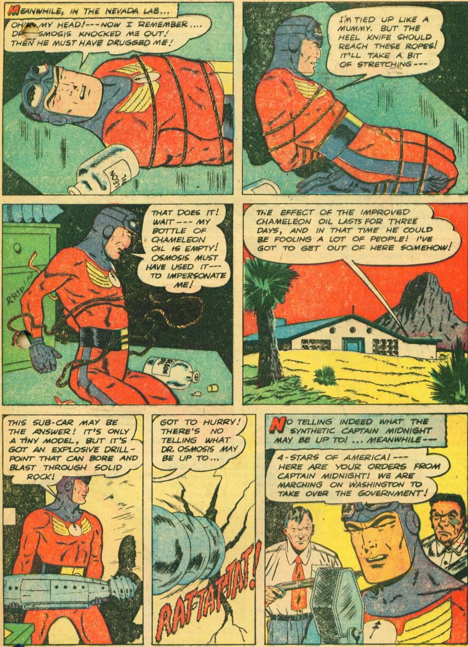 Read online Captain Midnight (1942) comic -  Issue #64 - 28