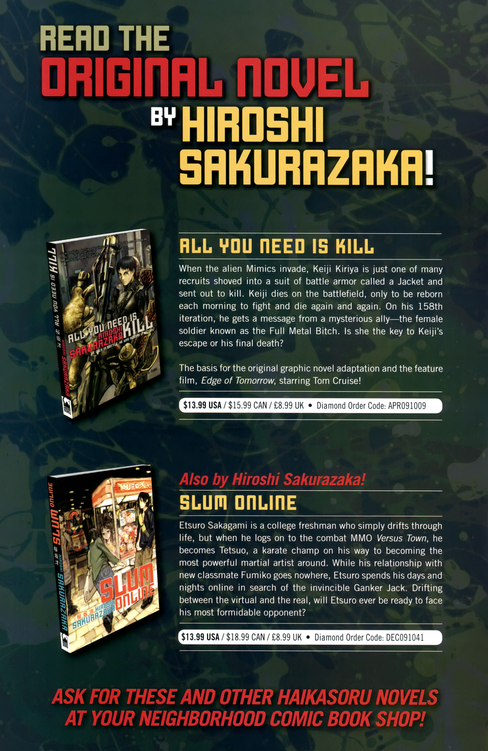 Read online Free Comic Book Day 2014 comic -  Issue # All You Need is Kill-Terra Formars - Free Comic Book Day Edition - 12