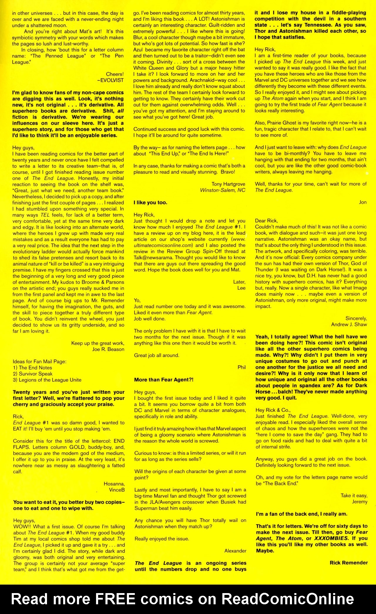 Read online The End League comic -  Issue #2 - 26