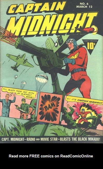 Read online Captain Midnight (1942) comic -  Issue #6 - 1