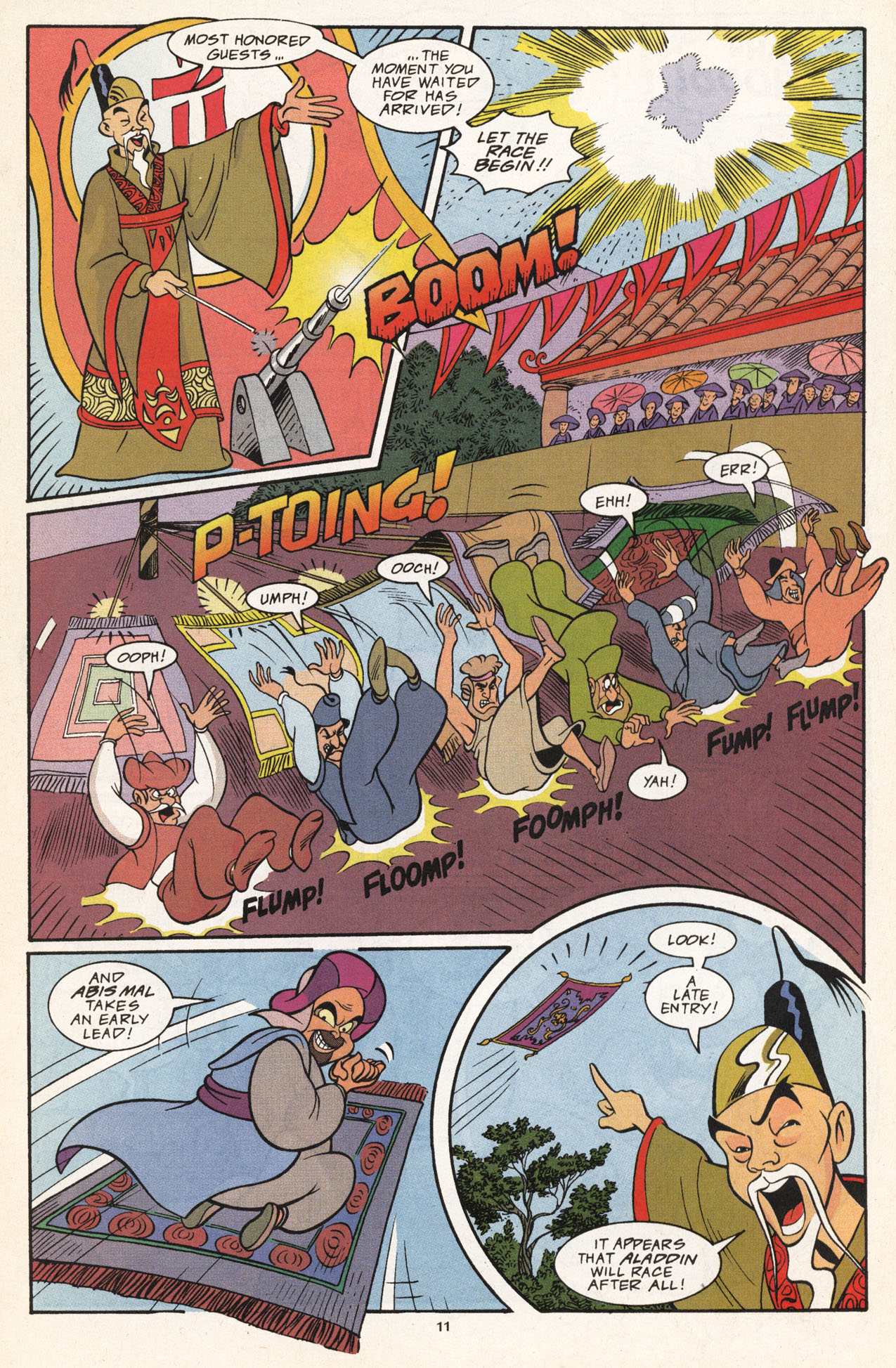 Read online Disney's Aladdin comic -  Issue #11 - 12