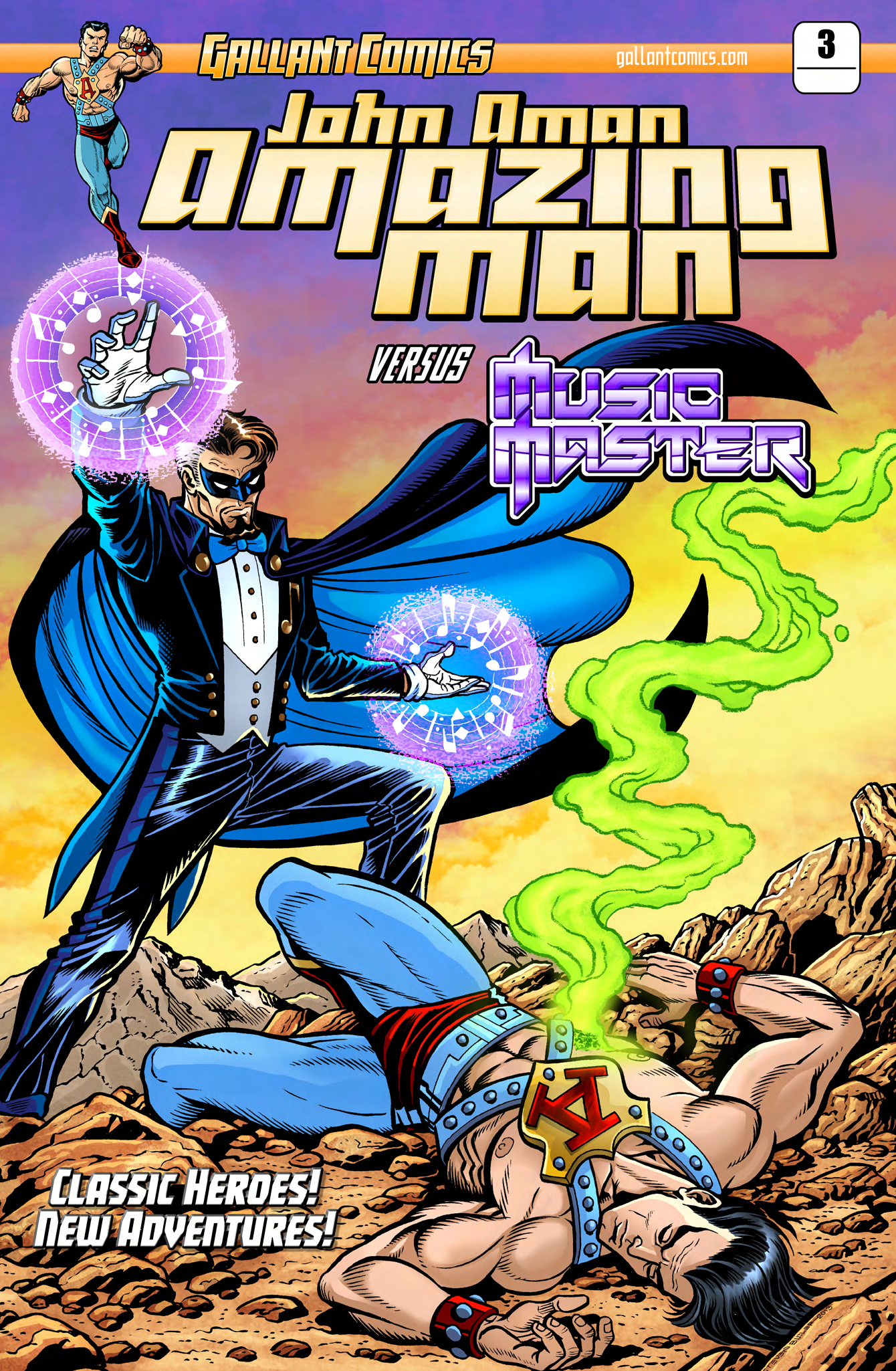 Read online John Aman Amazing Man comic -  Issue #3 - 1